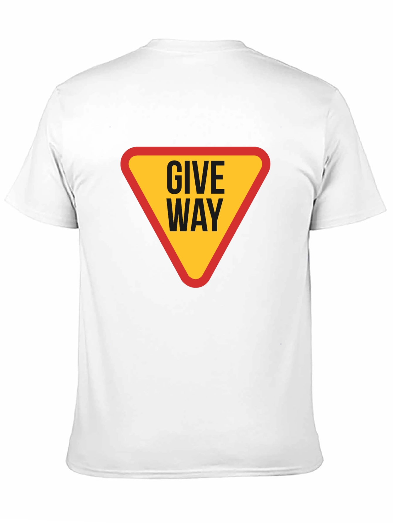 Give Way Graphic T-Shirt - Black Cotton Tee