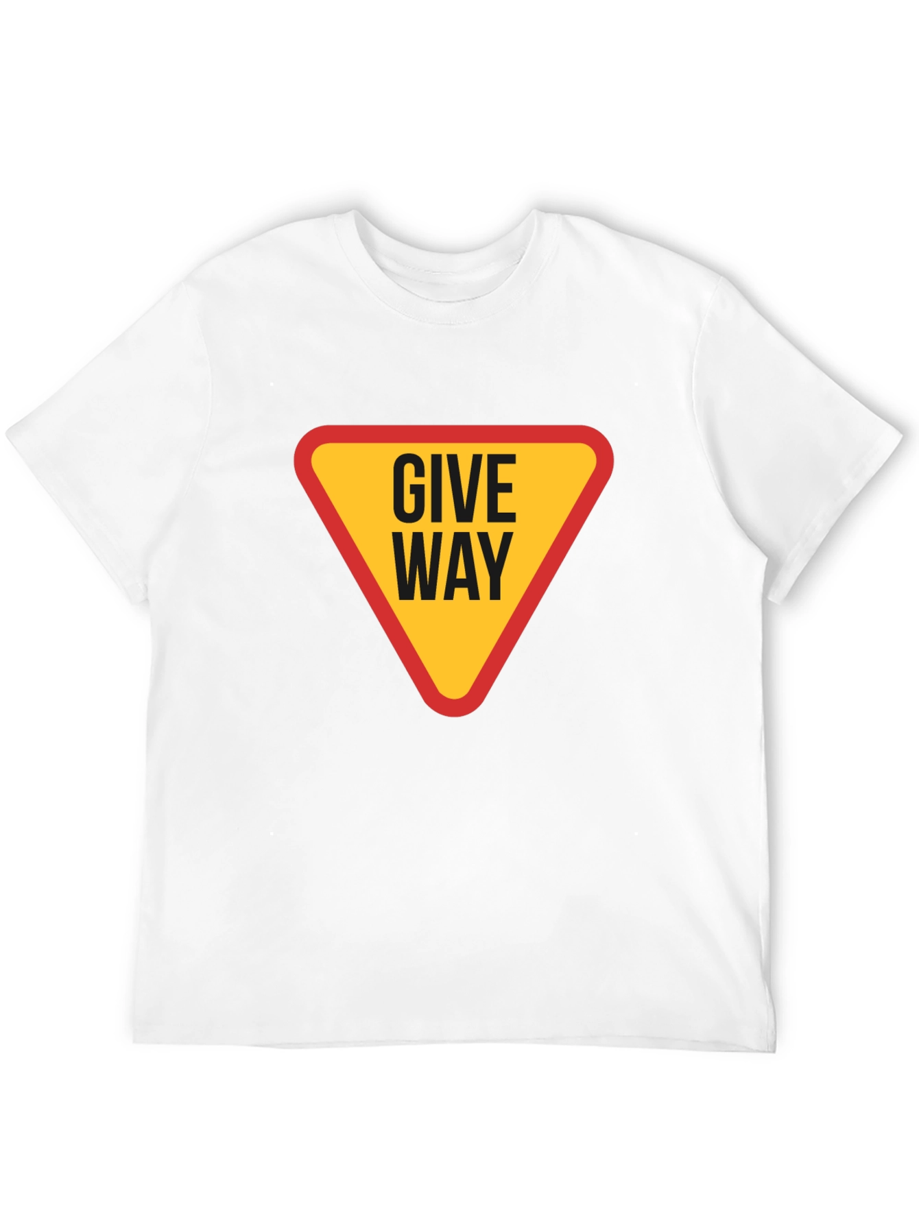 Give Way Graphic T-Shirt - Black Cotton Tee