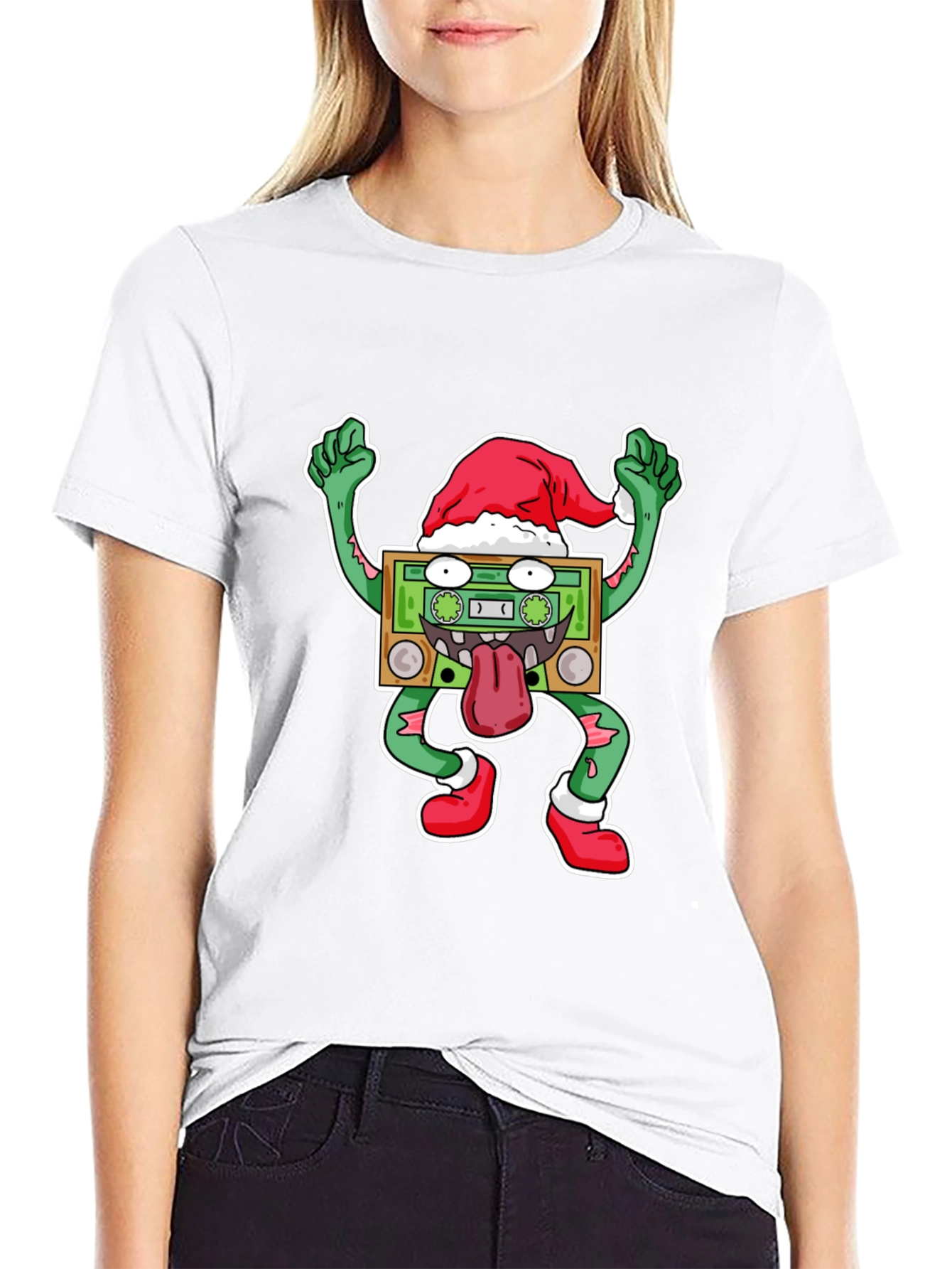 Holiday Cassette Zombie Graphic Tee
