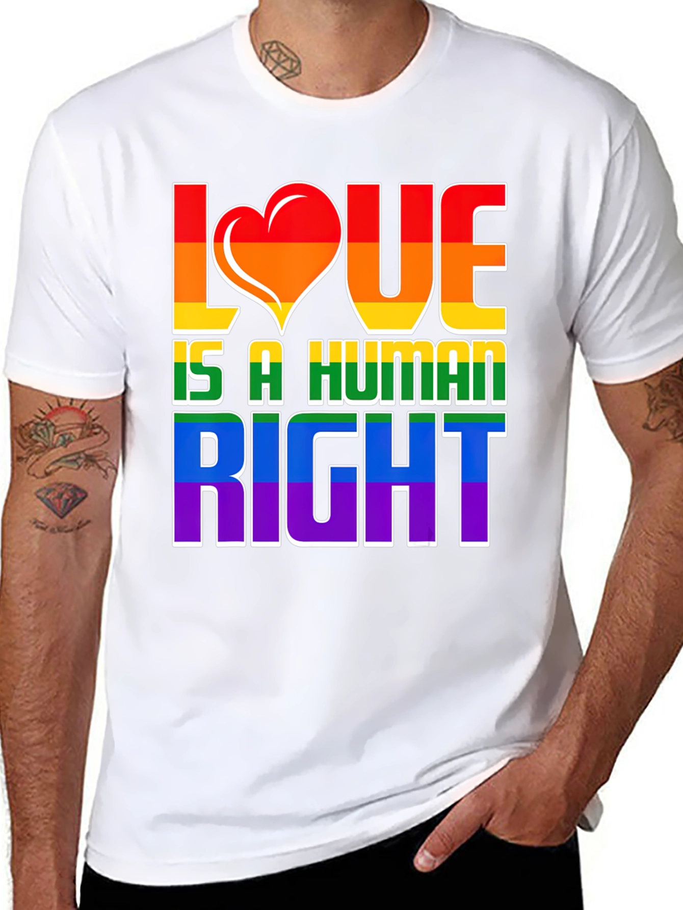 Love is a Human Right LGBT Pride T-Shirt