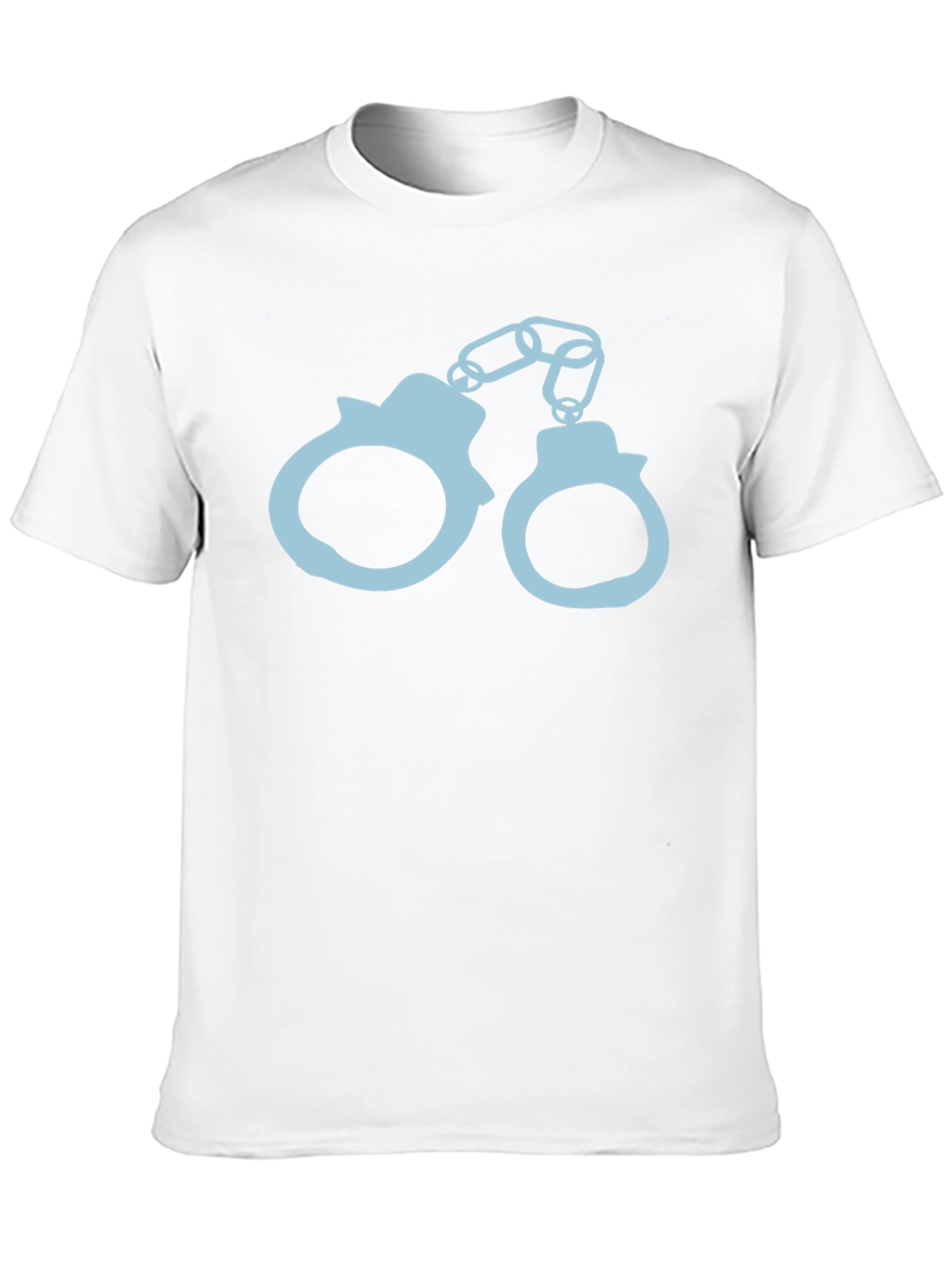 Handcuffs Graphic T-Shirt - Black Cotton Tee