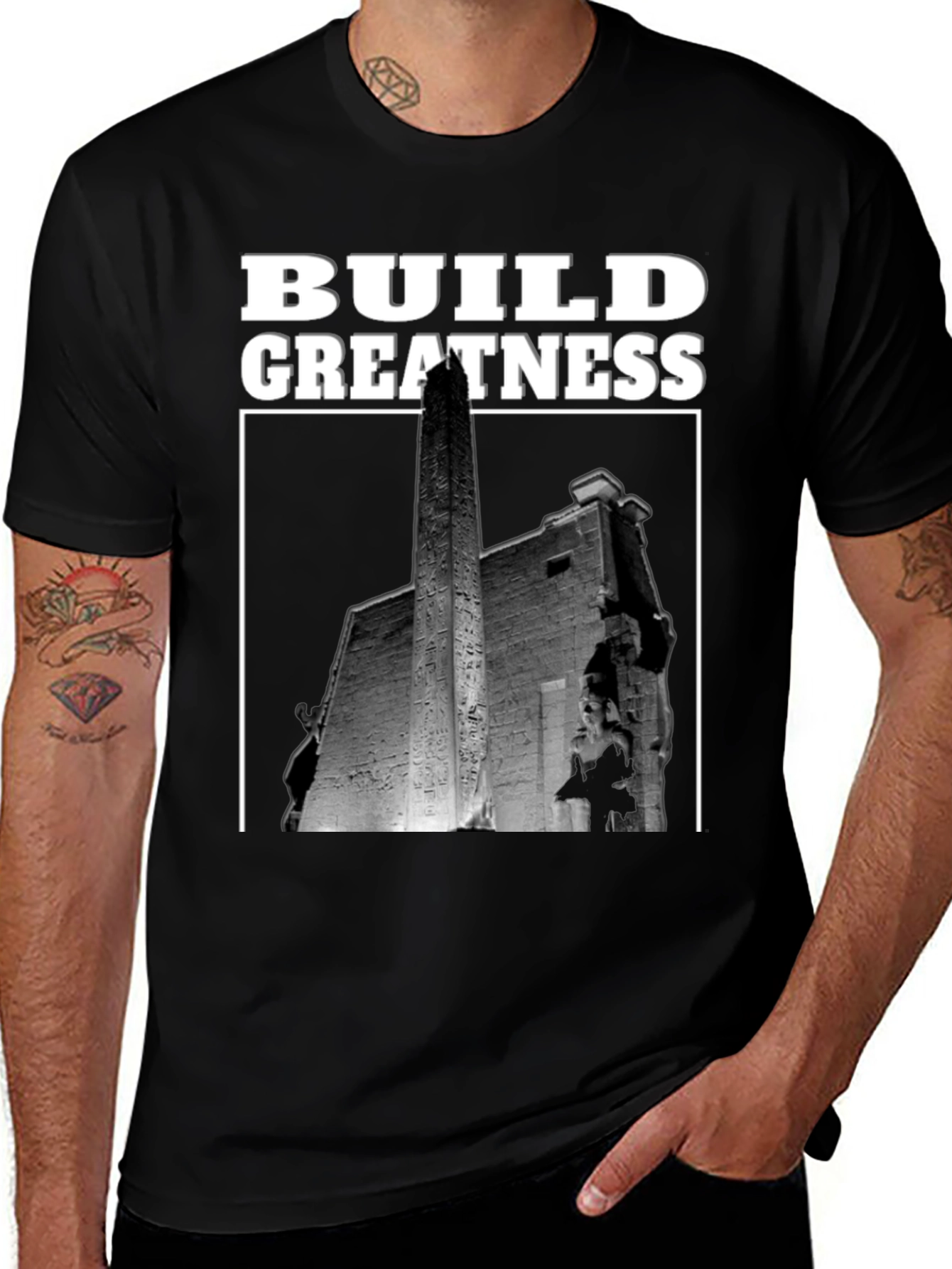 Build Greatness Graphic T-Shirt