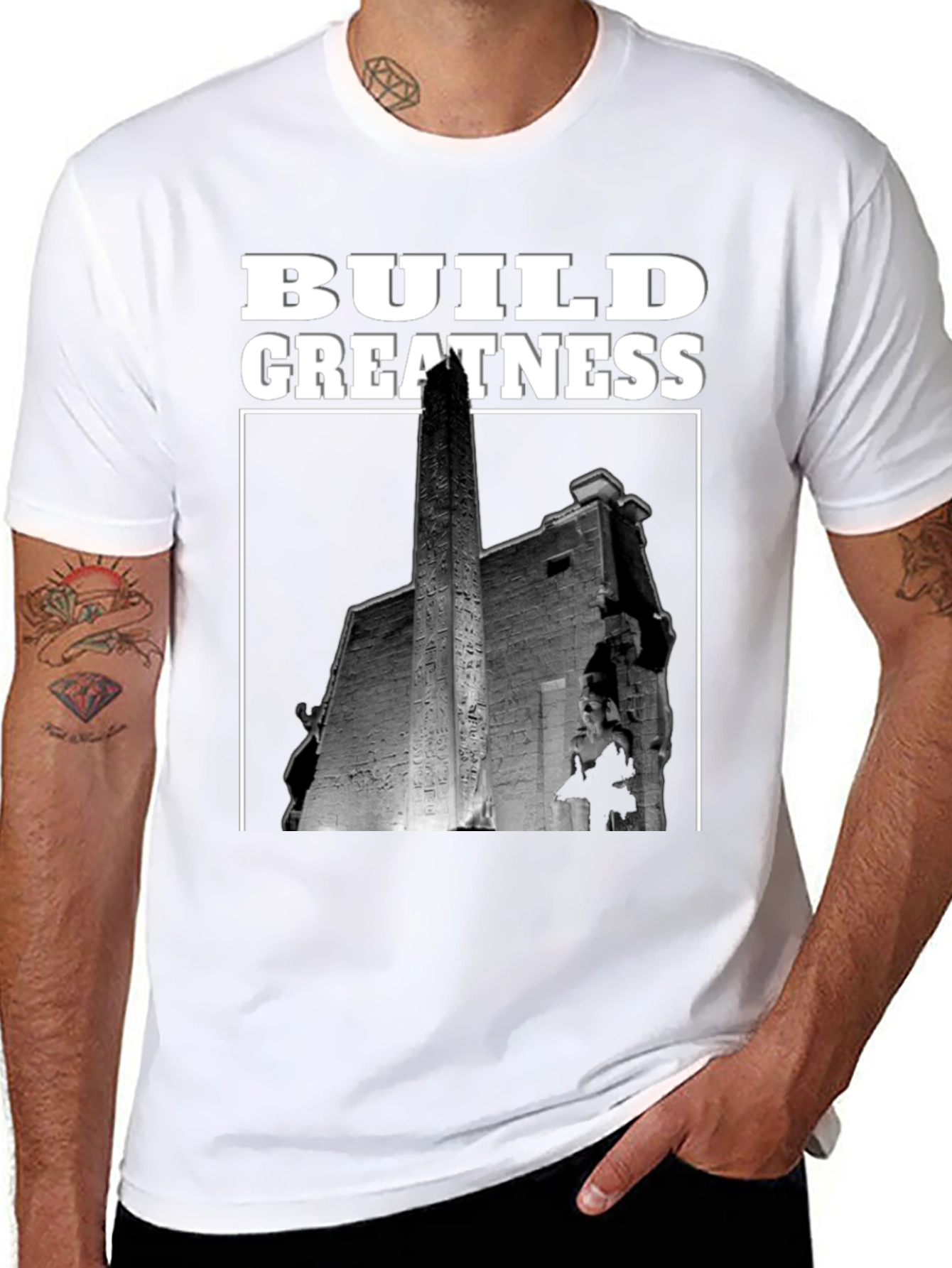 Build Greatness Graphic T-Shirt