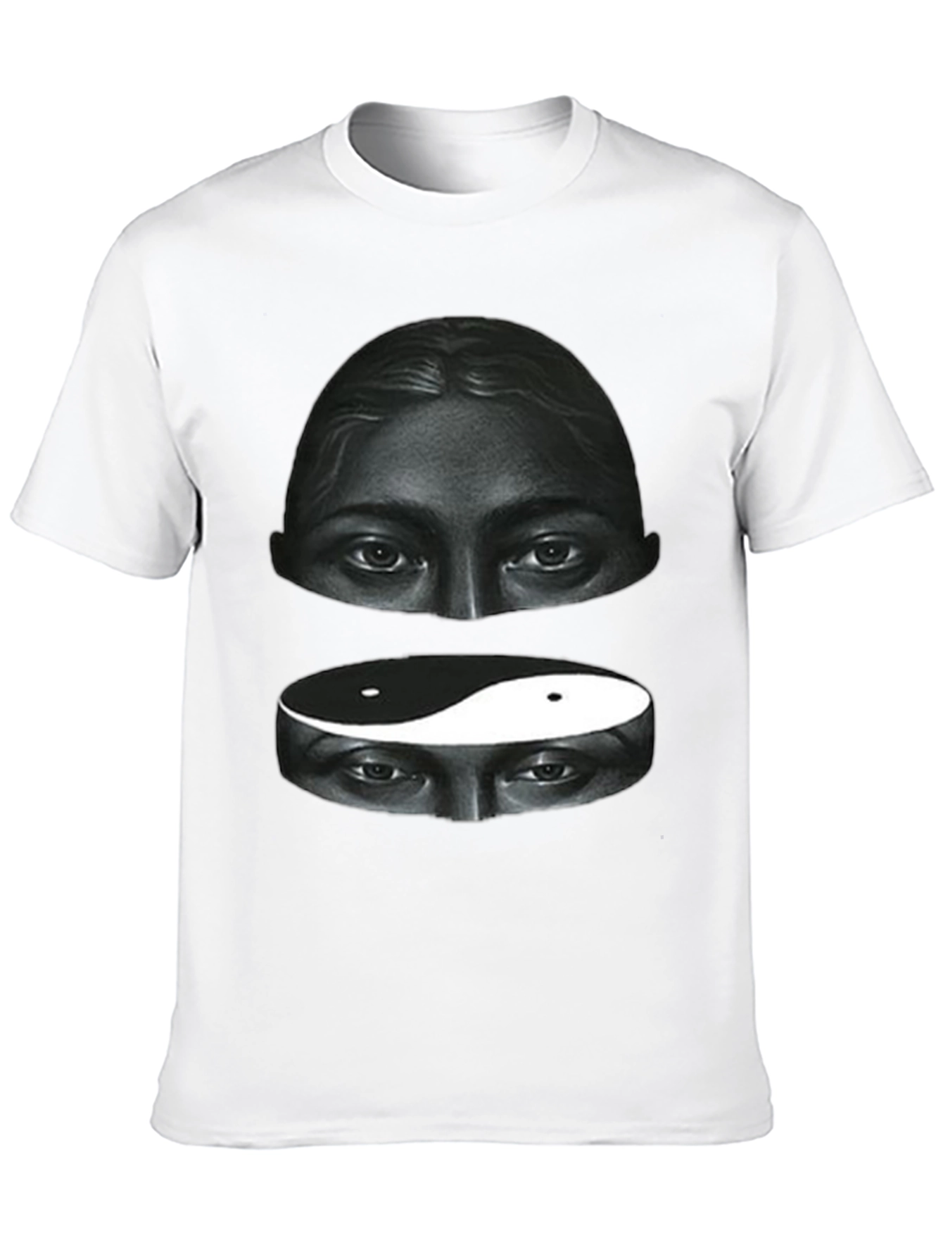 Yin Yang Eyes Graphic Tee - Soft Cotton Blend