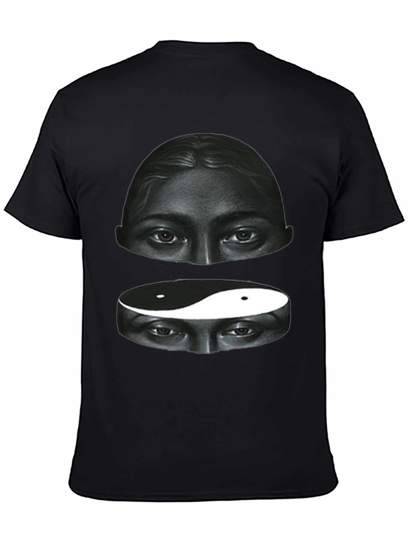 Yin Yang Eyes Graphic Tee - Soft Cotton Blend