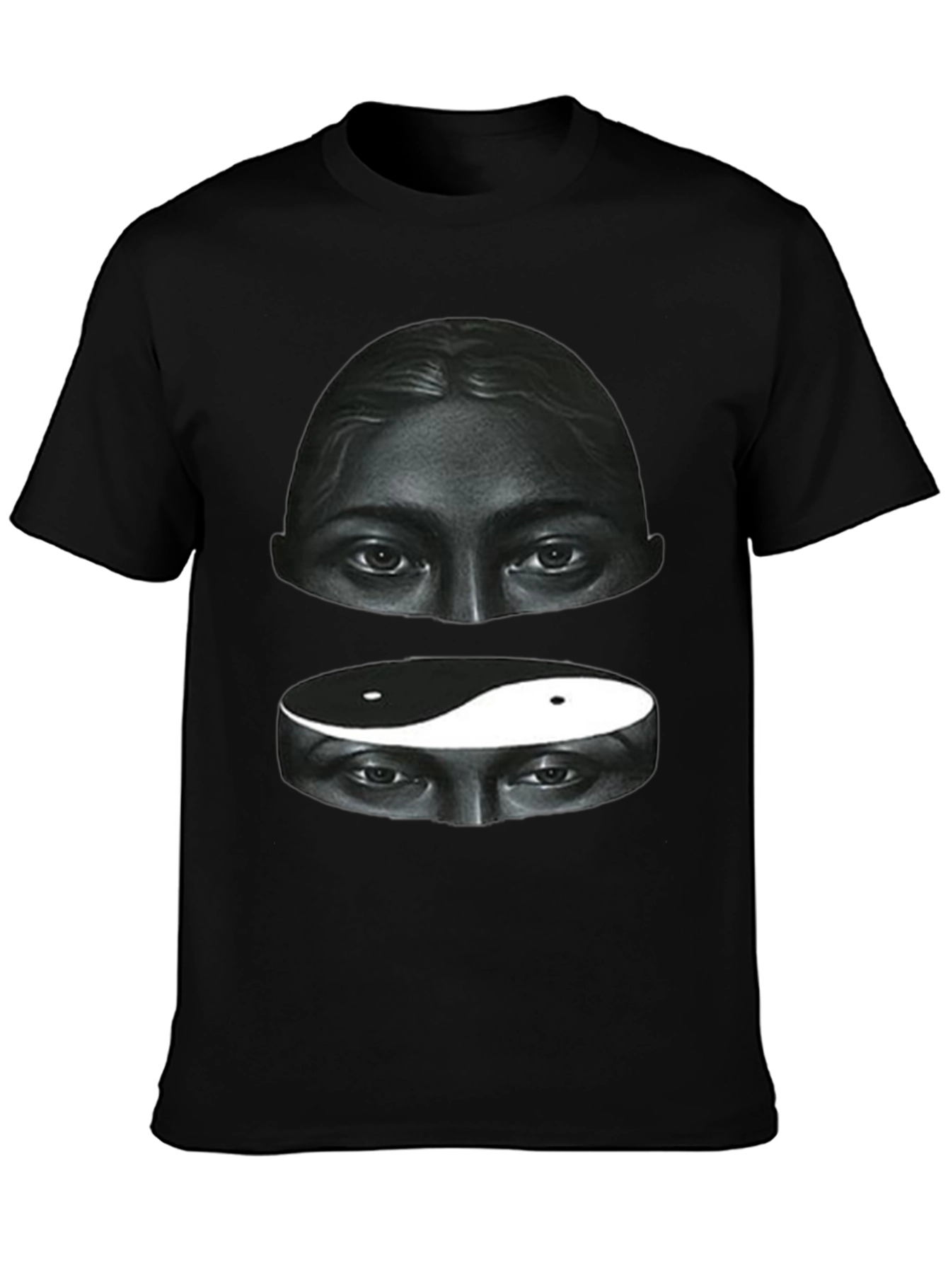 Yin Yang Eyes Graphic Tee - Soft Cotton Blend