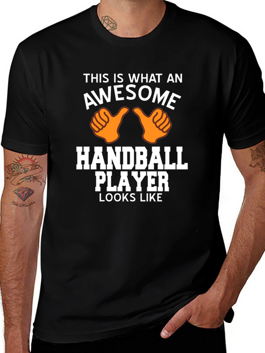 Awesome Handball Player Graphic Tee