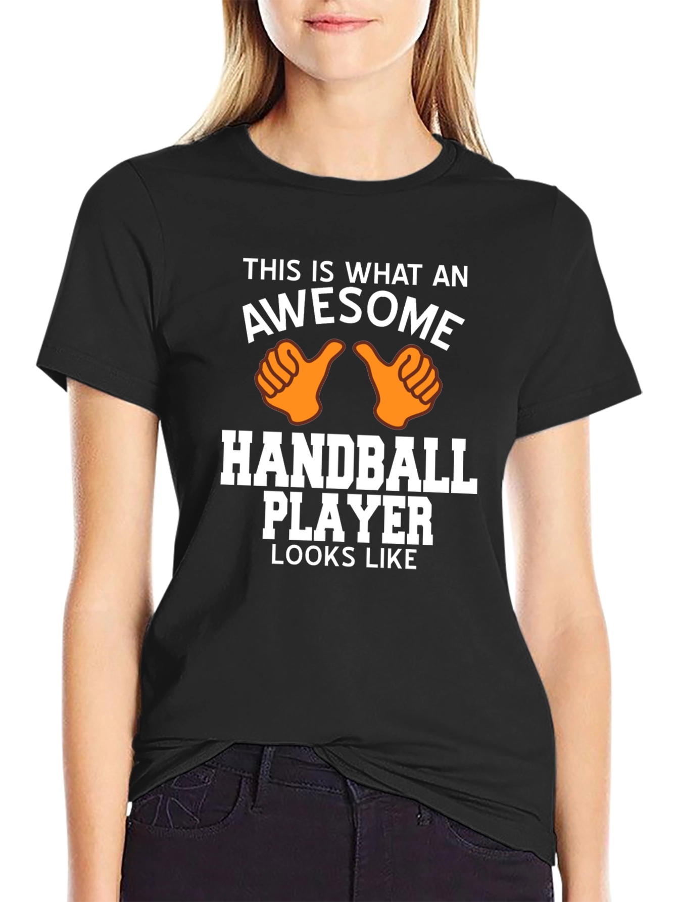 Awesome Handball Player Graphic Tee