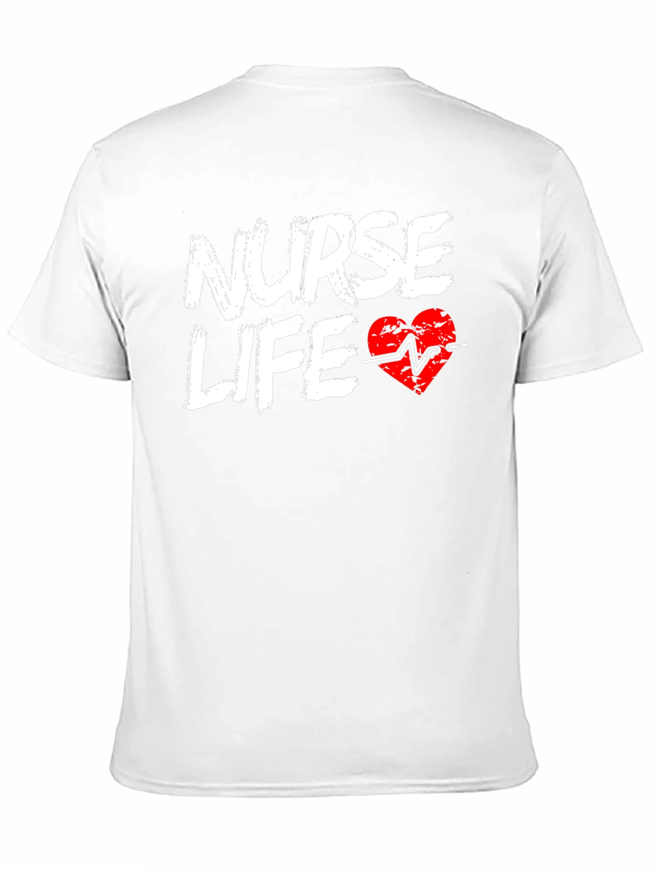 Nurse Life Graphic Tee - Black Cotton Comfort