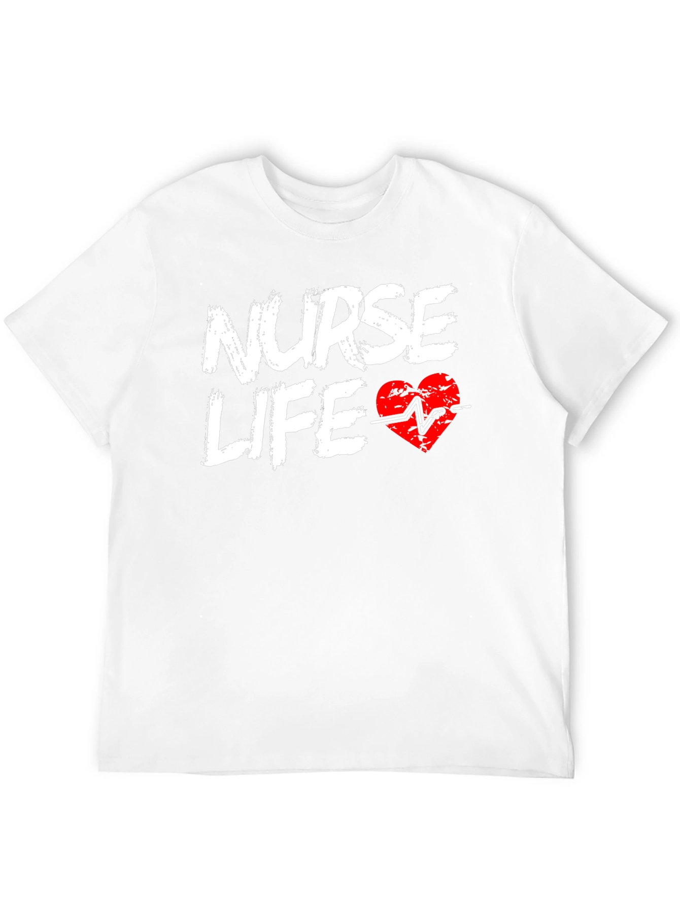 Nurse Life Graphic Tee - Black Cotton Comfort