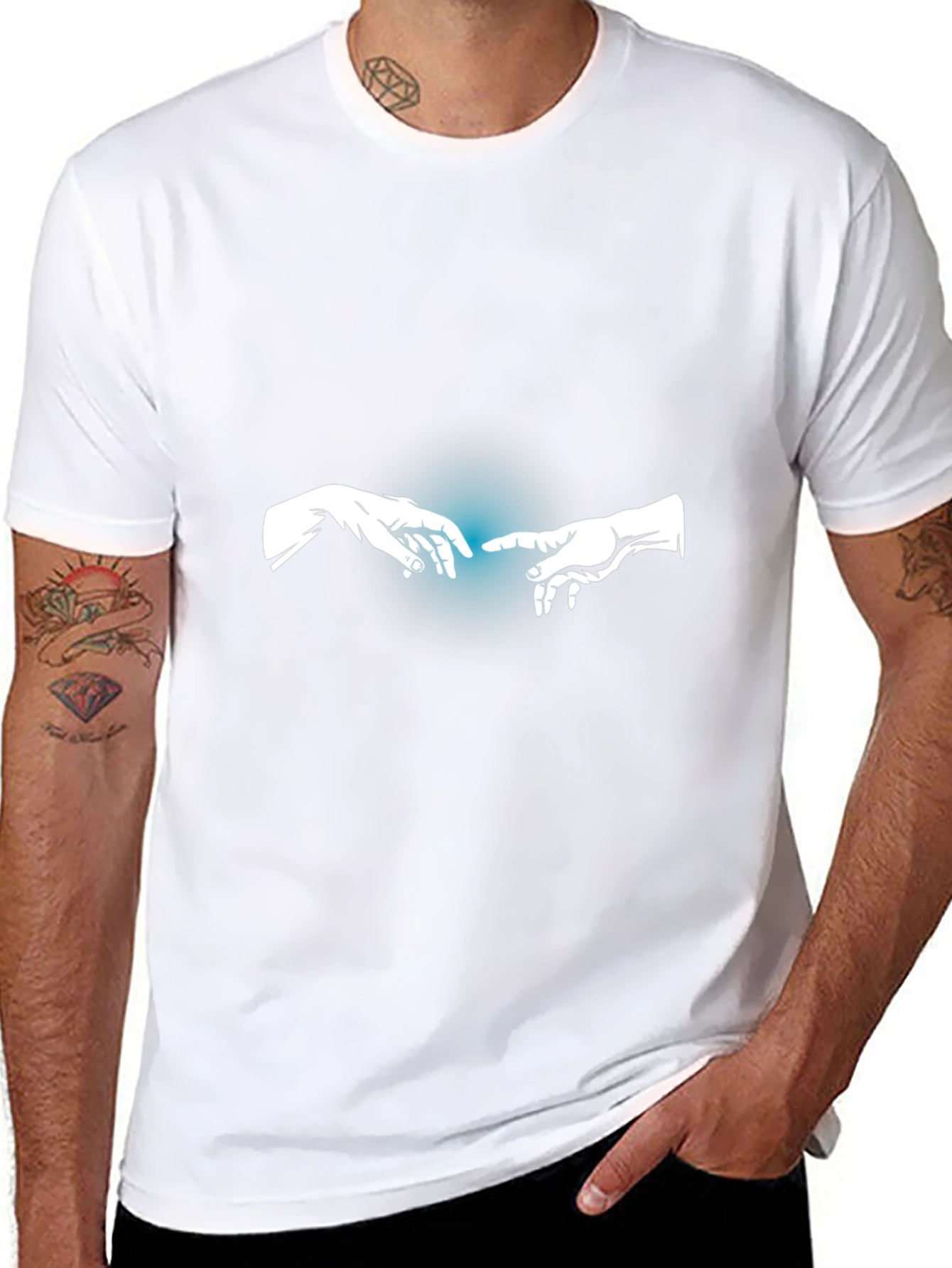 Creation of Adam Black Graphic Tee