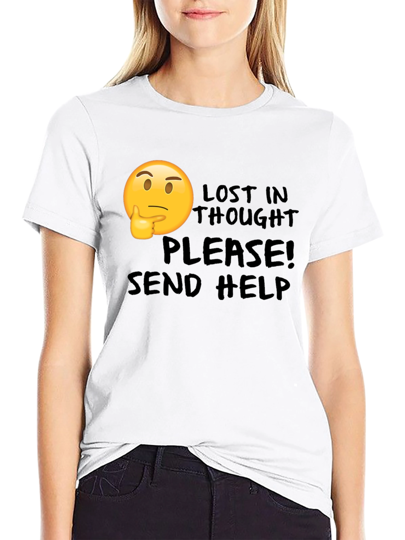 Lost in Thought T-Shirt - Send Help!
