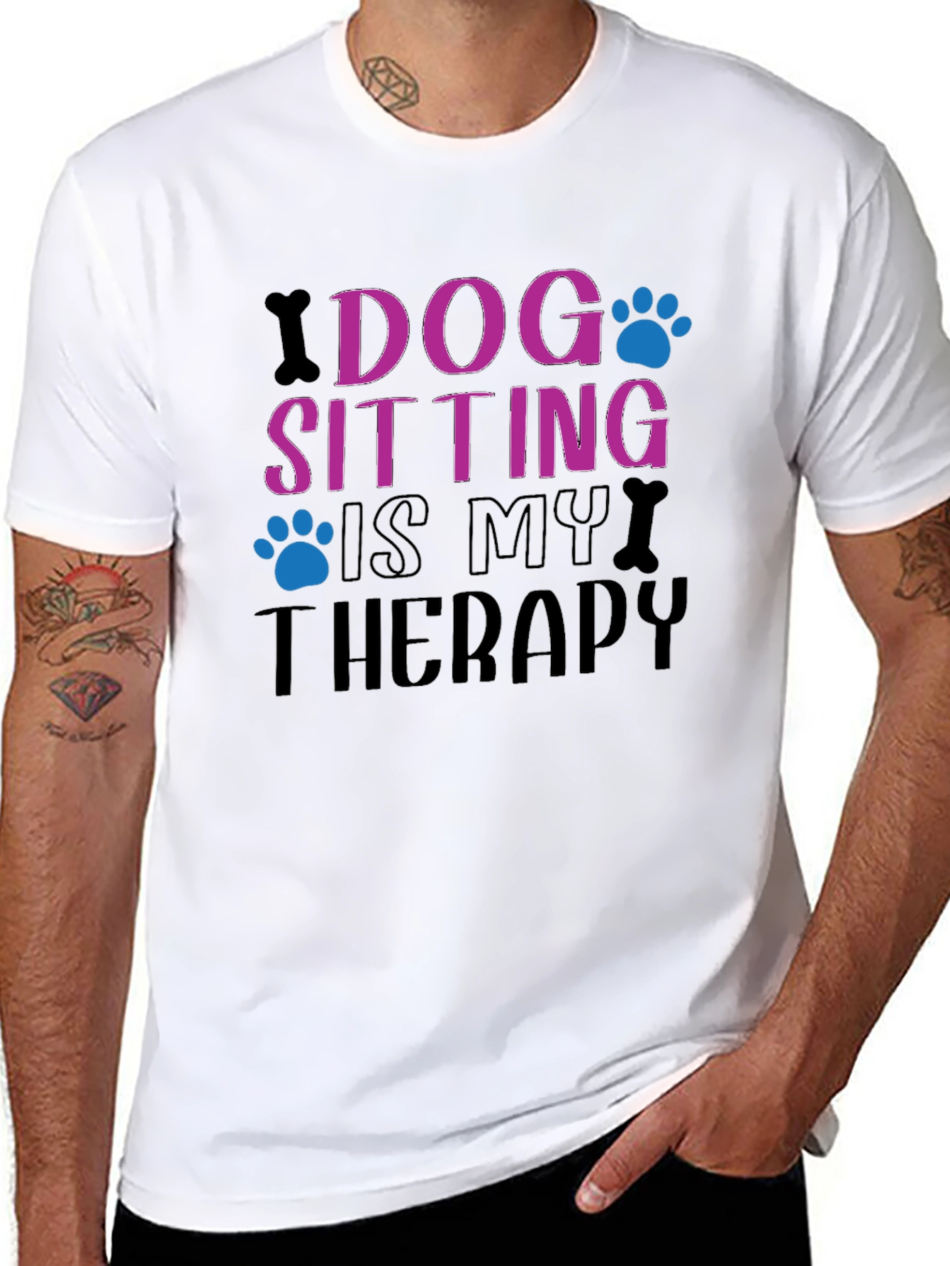 Dog Sitting is My Therapy Tee