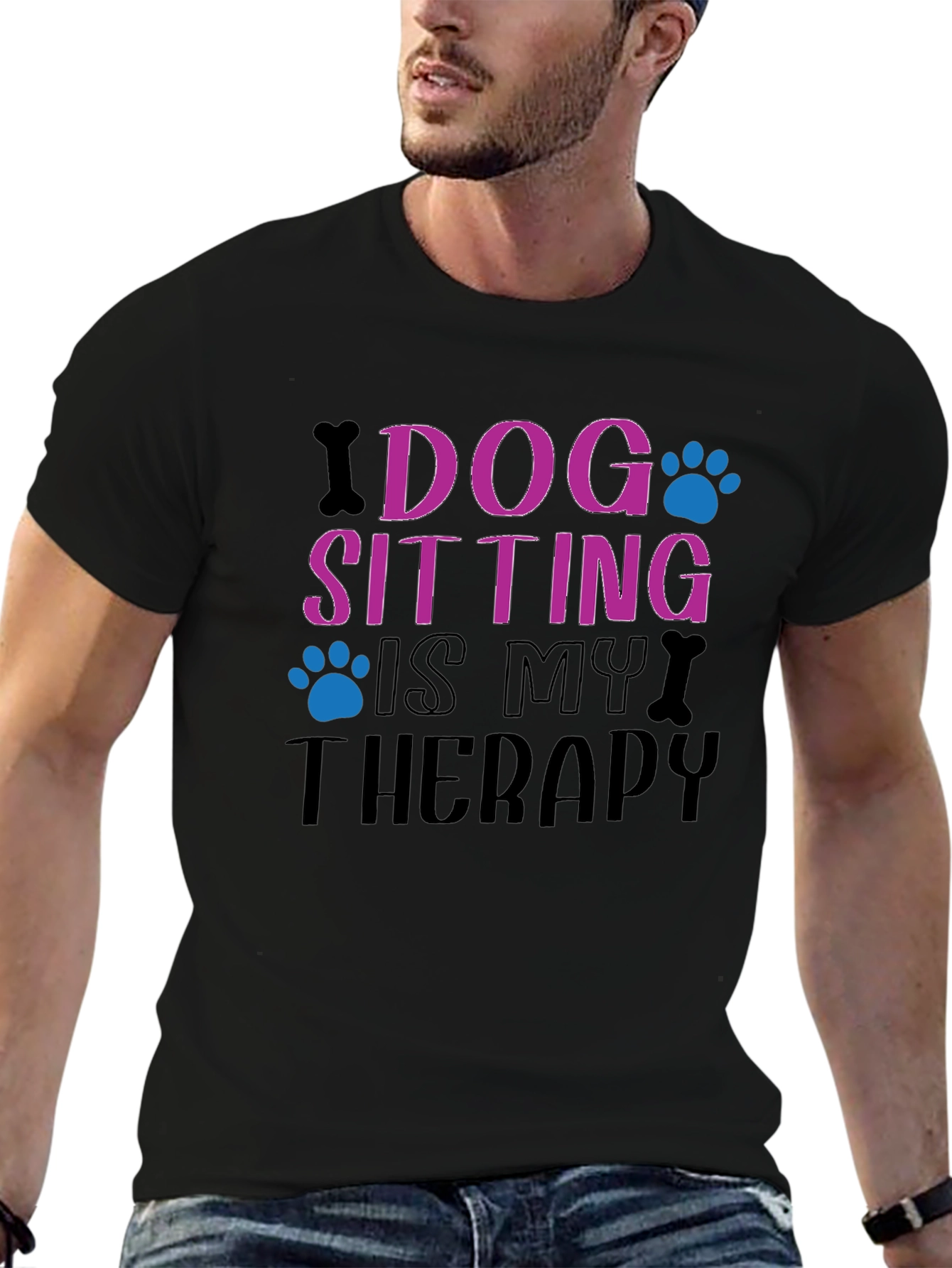 Dog Sitting is My Therapy Tee