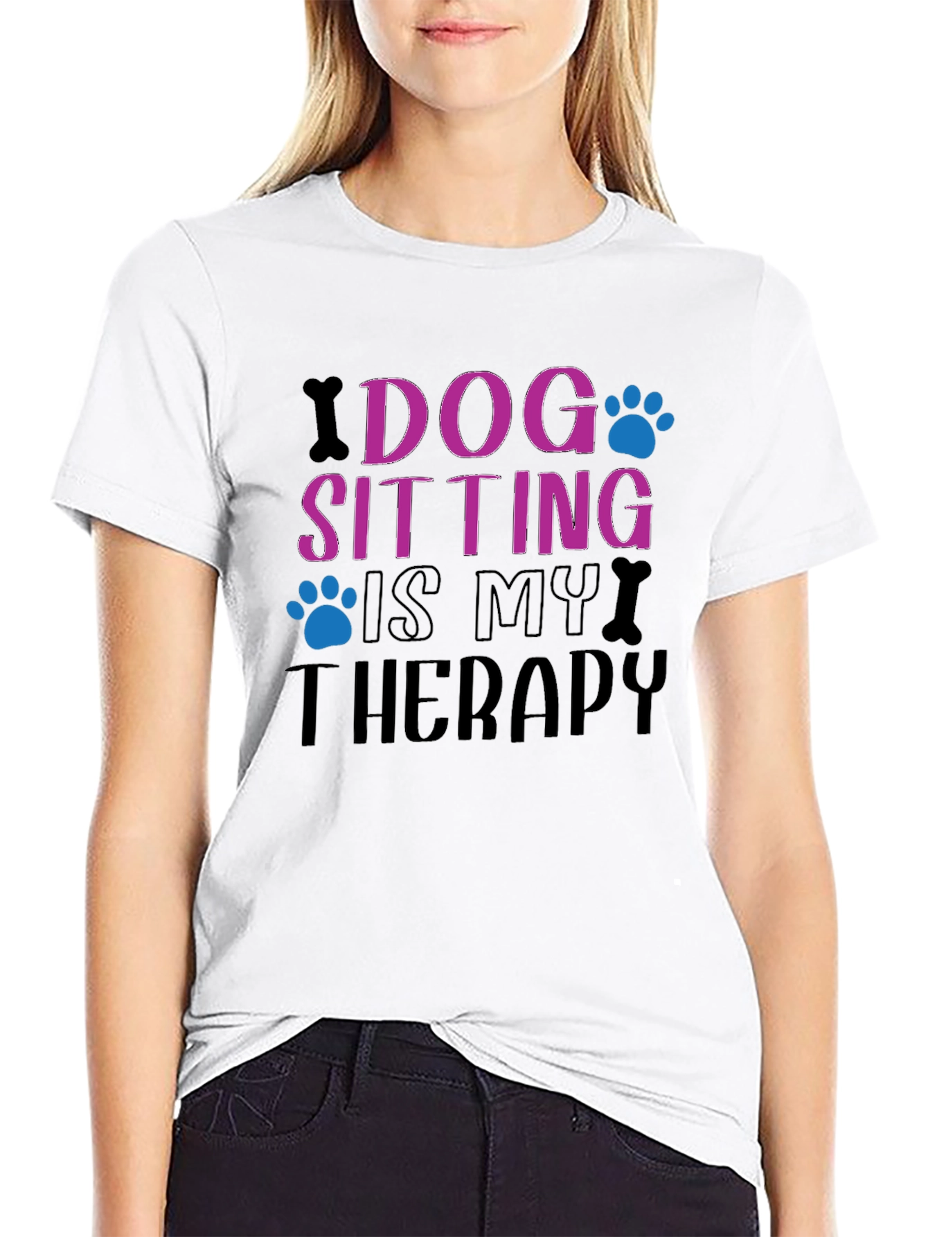 Dog Sitting is My Therapy Tee