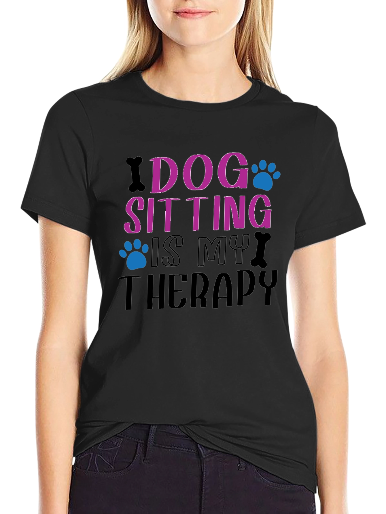 Dog Sitting is My Therapy Tee
