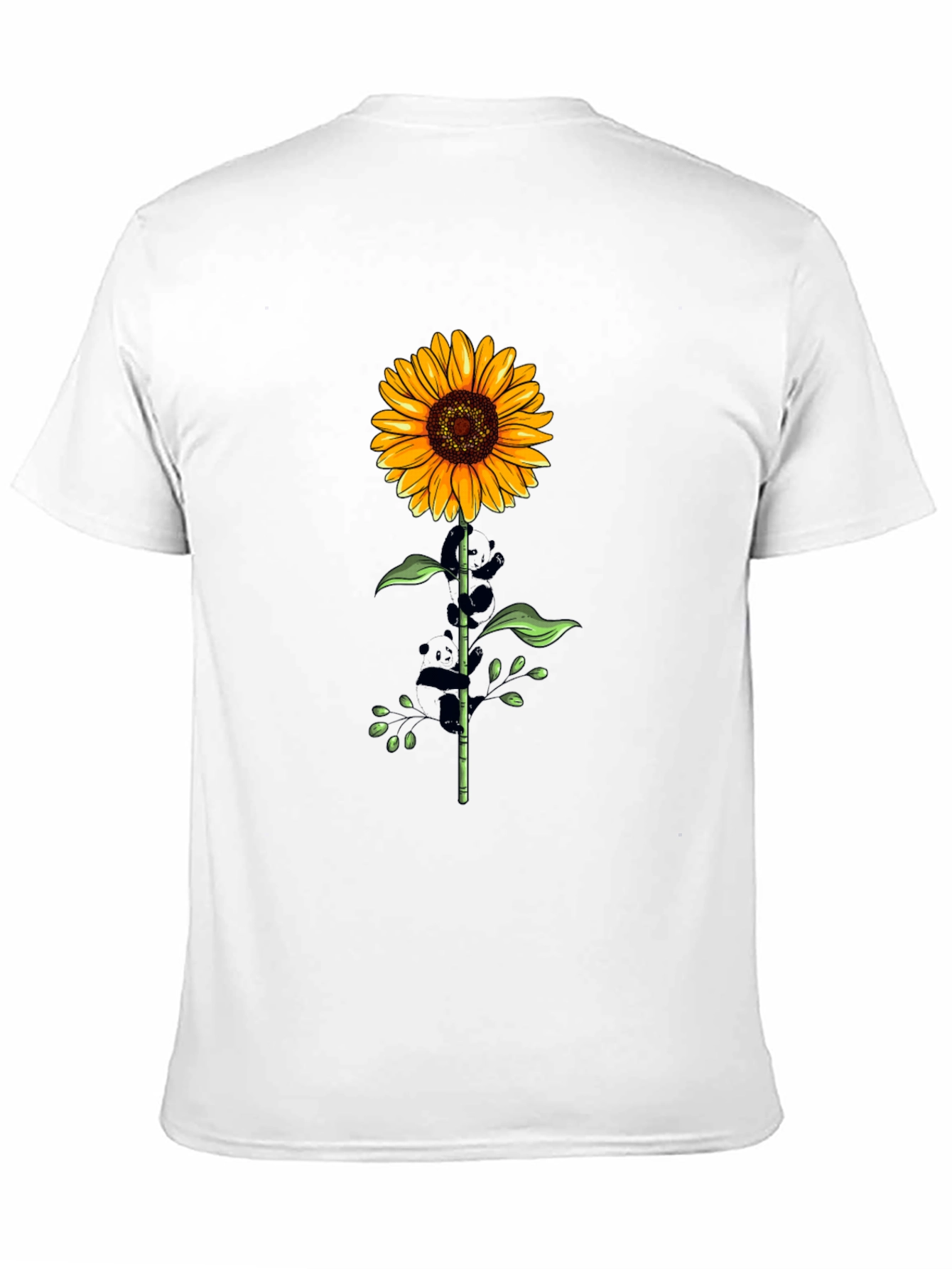 Sunflower Graphic Tee - Stylish Mens Black T-Shirt