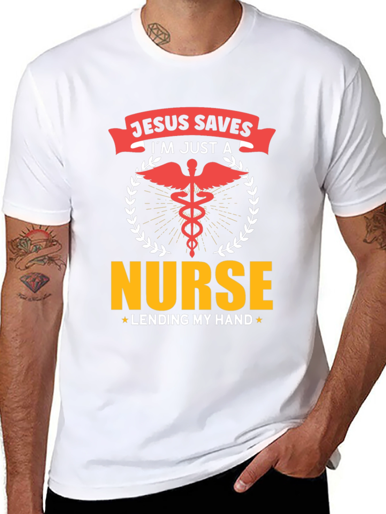 Jesus Saves Im Just a Nurse T-Shirt