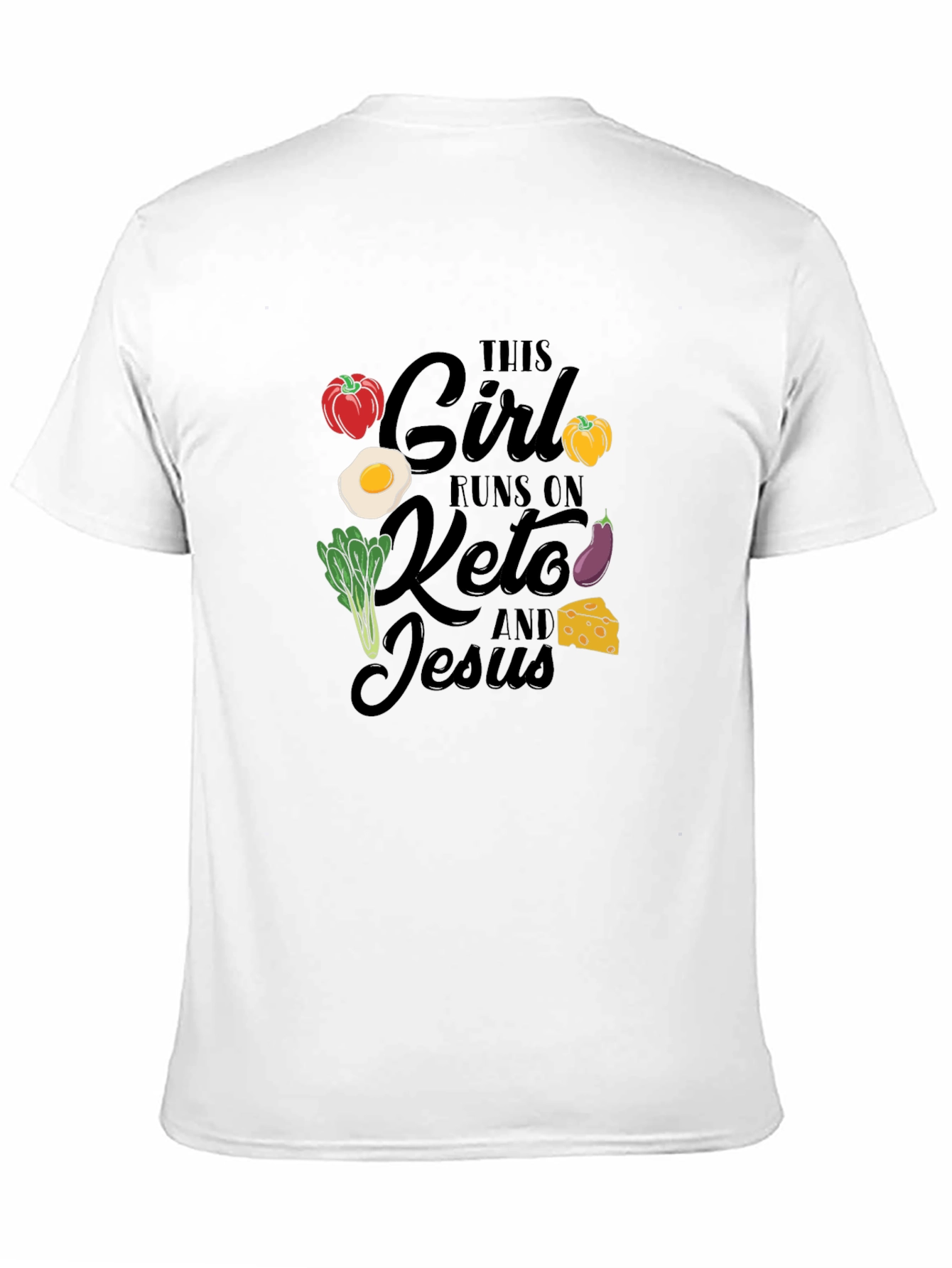Keto & Jesus T-Shirt: This Girl Runs On...