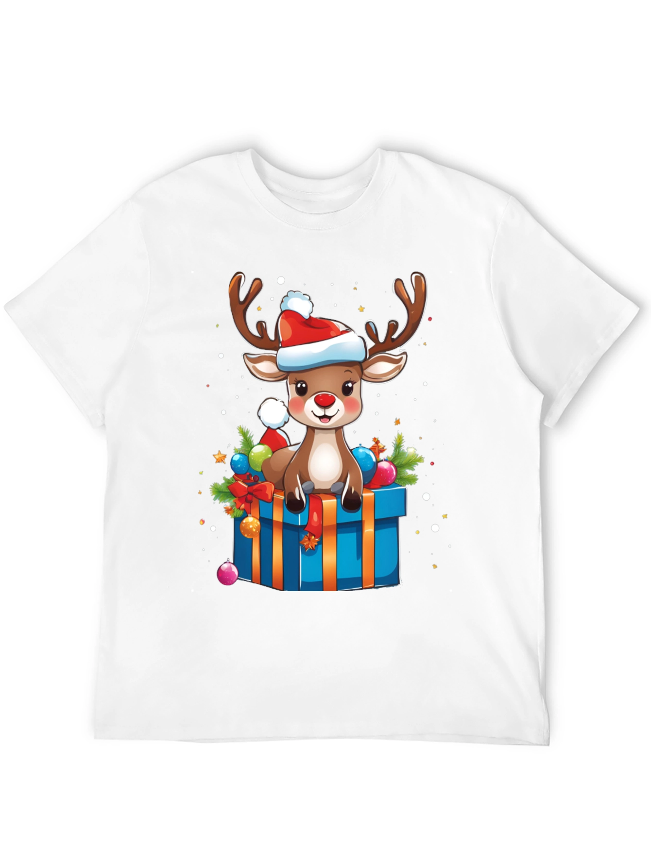 Reindeer Christmas Graphic Tee