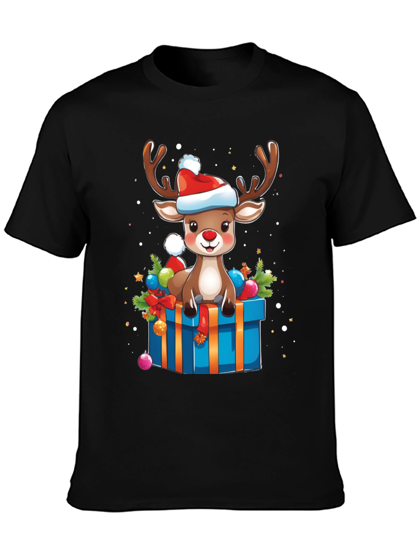 Reindeer Christmas Graphic Tee