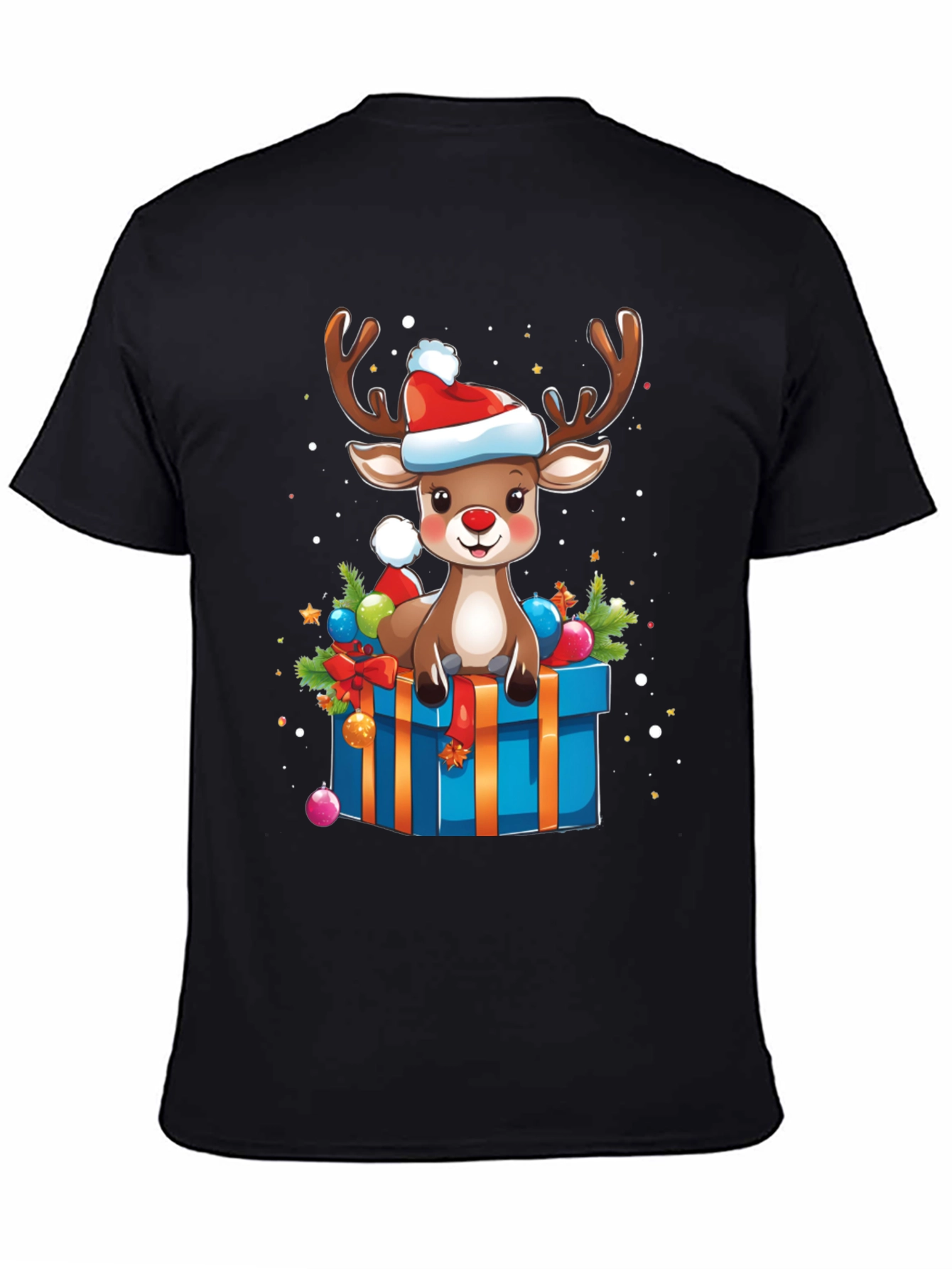 Reindeer Christmas Graphic Tee