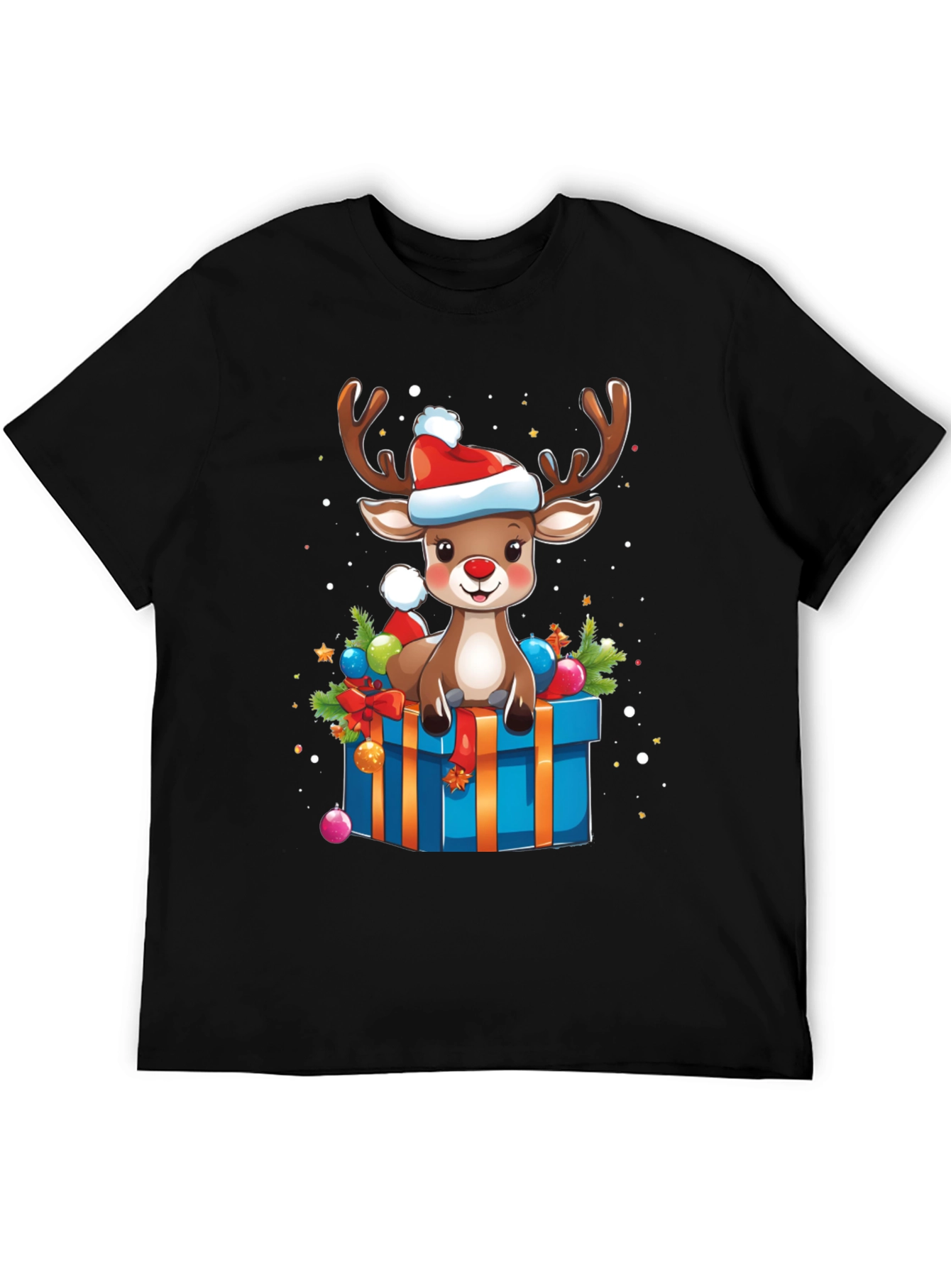Reindeer Christmas Graphic Tee