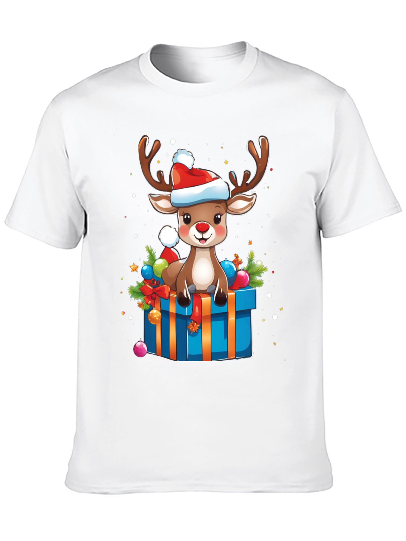 Reindeer Christmas Graphic Tee