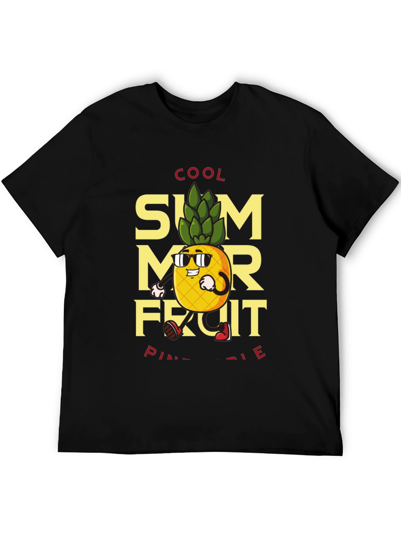 Cool Summer Fruit Pineapple Graphic Tee