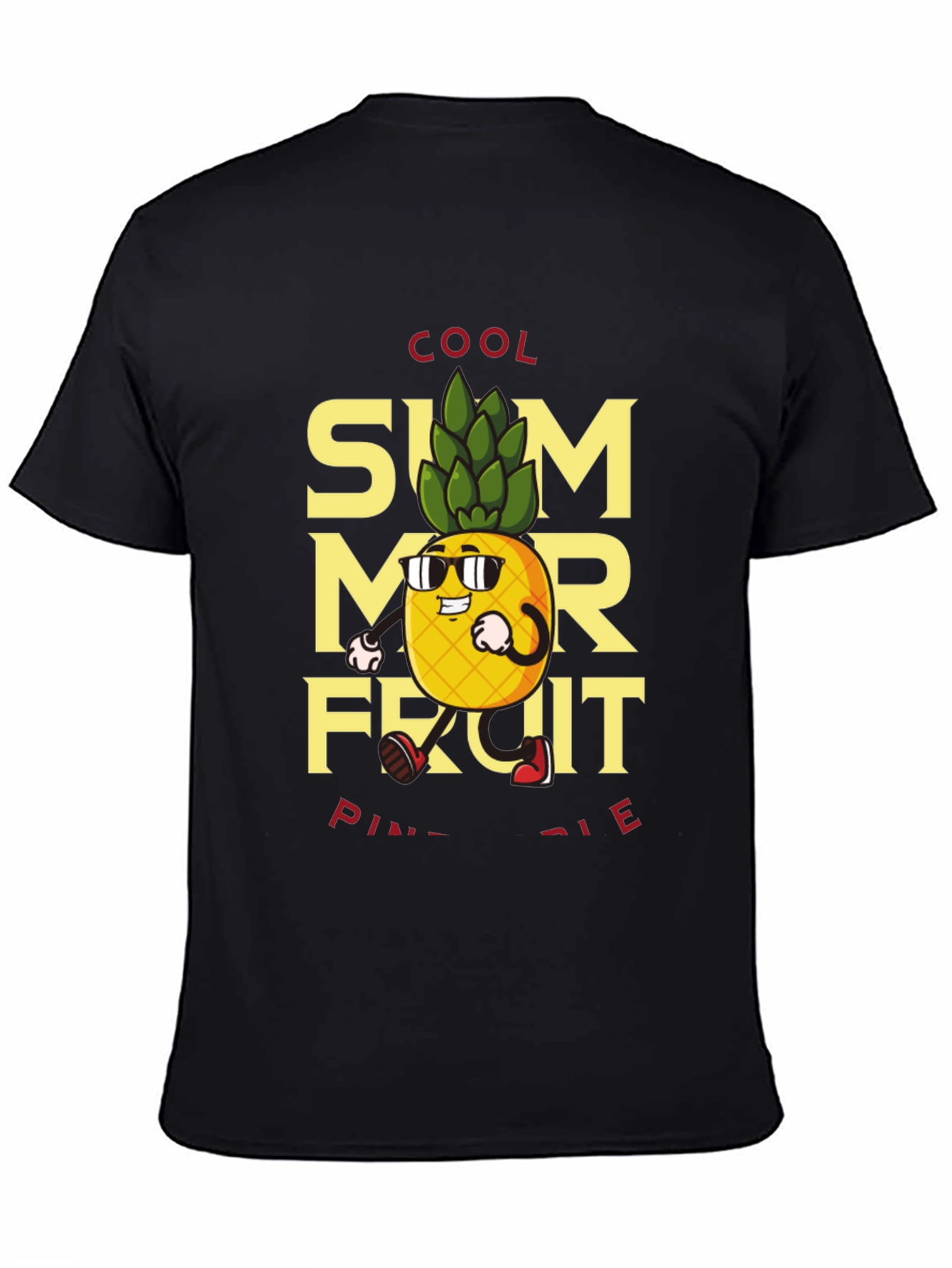 Cool Summer Fruit Pineapple Graphic Tee