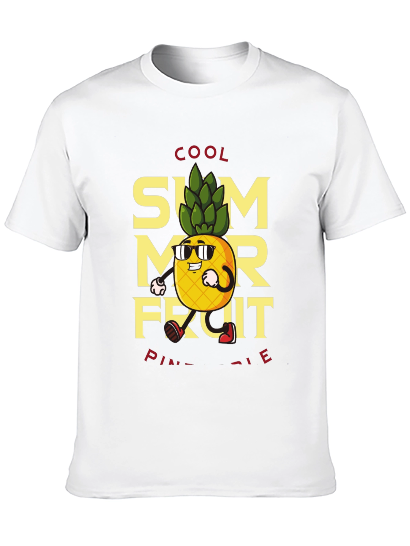 Cool Summer Fruit Pineapple Graphic Tee