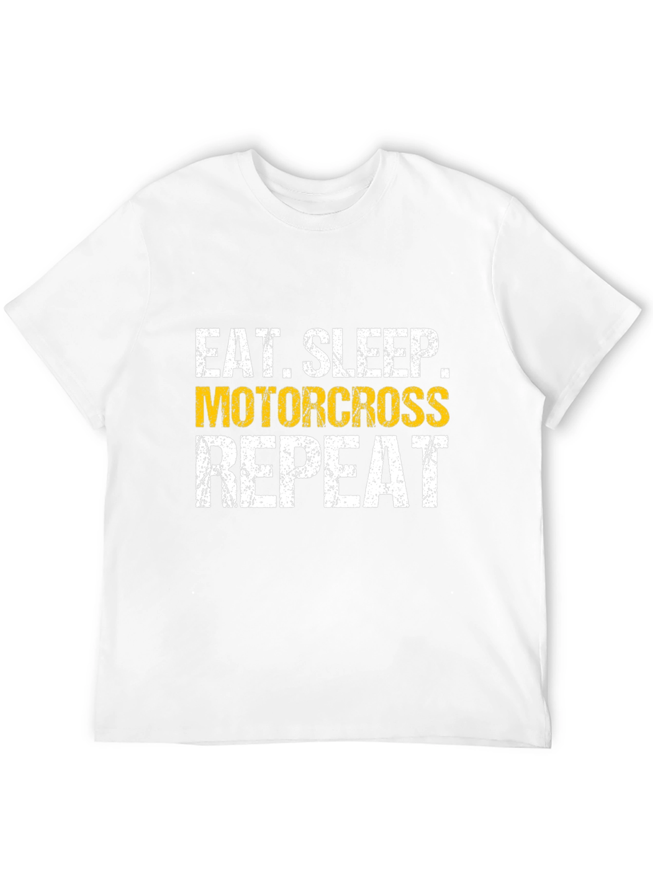 Eat Sleep Motocross Repeat Black T-Shirt