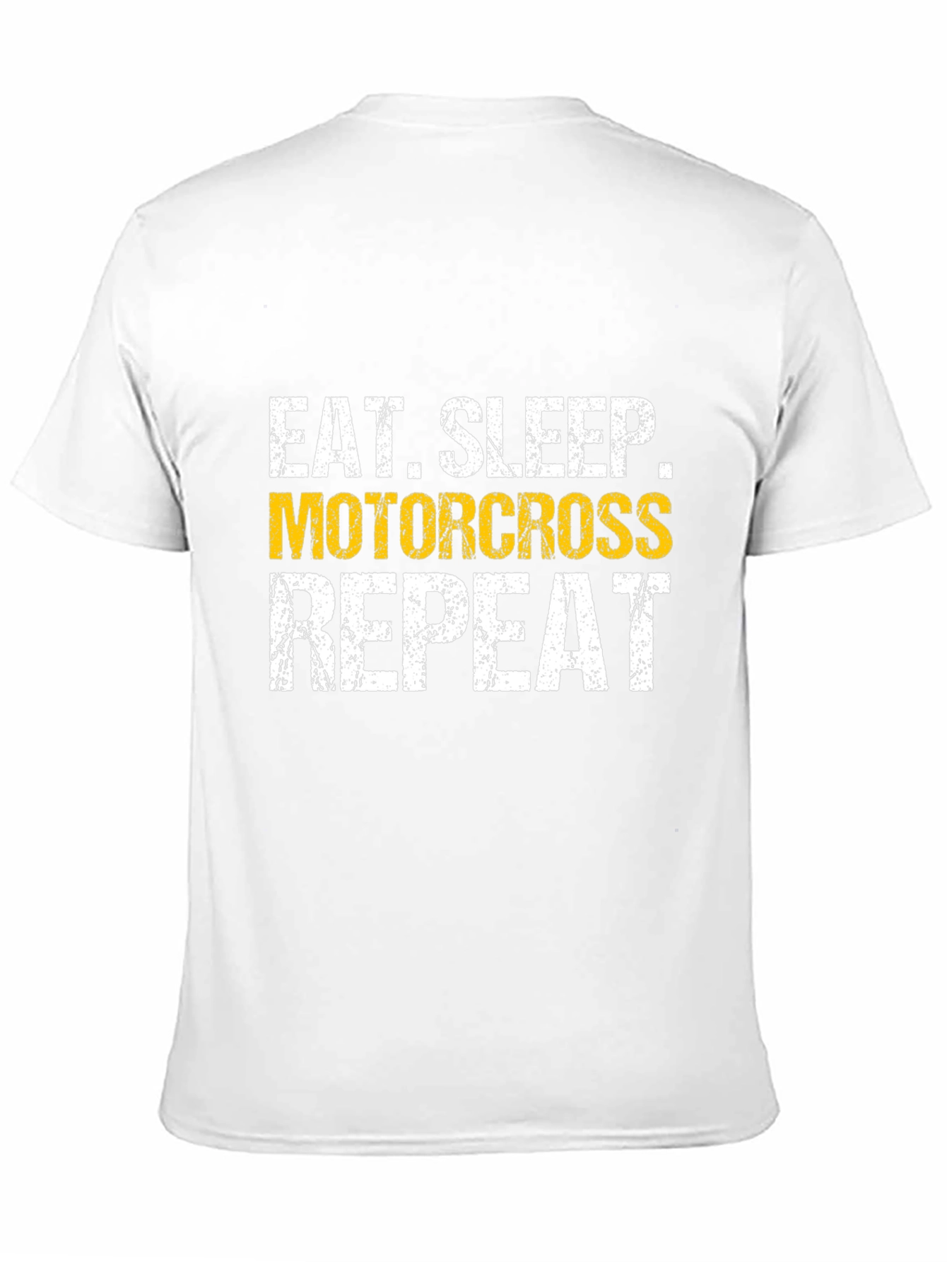 Eat Sleep Motocross Repeat Black T-Shirt