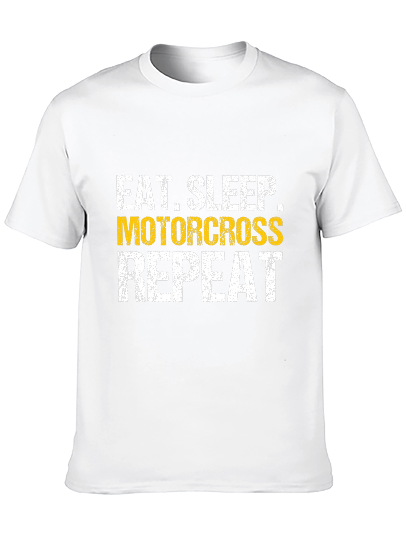 Eat Sleep Motocross Repeat Black T-Shirt
