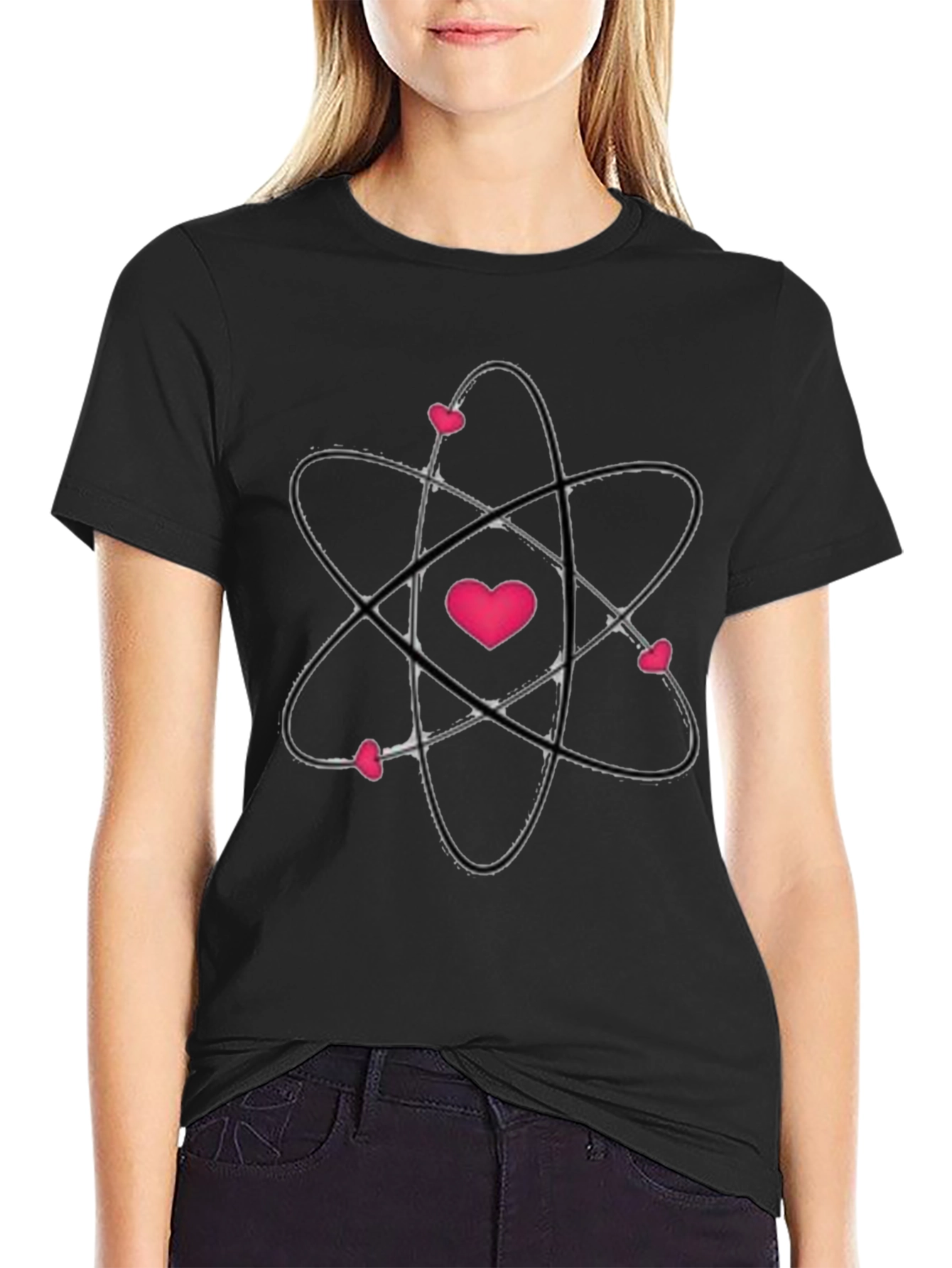 Atom Heart T-Shirt - Science Love Tee