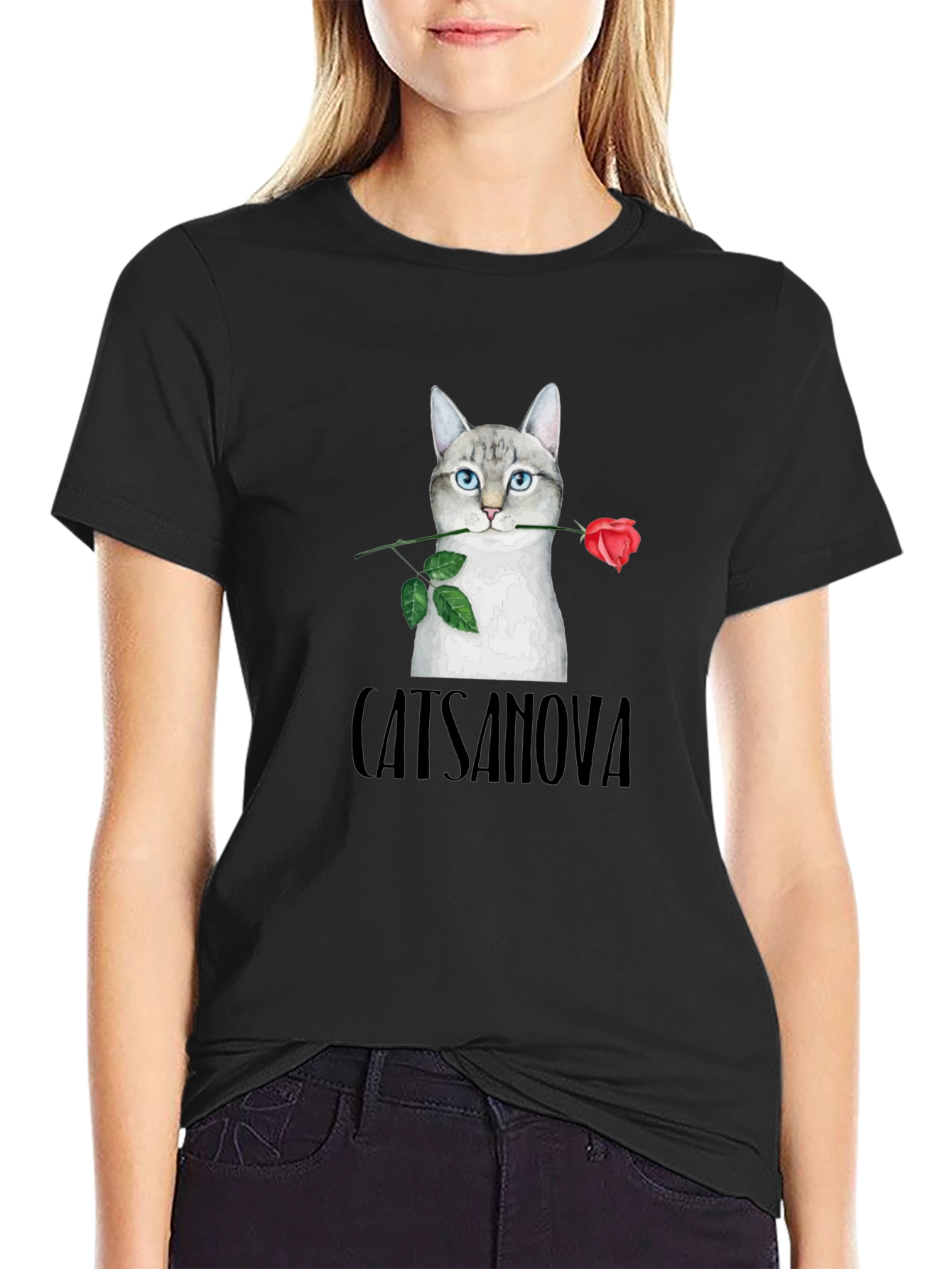 Catsanova T-Shirt - Unique Cat Design