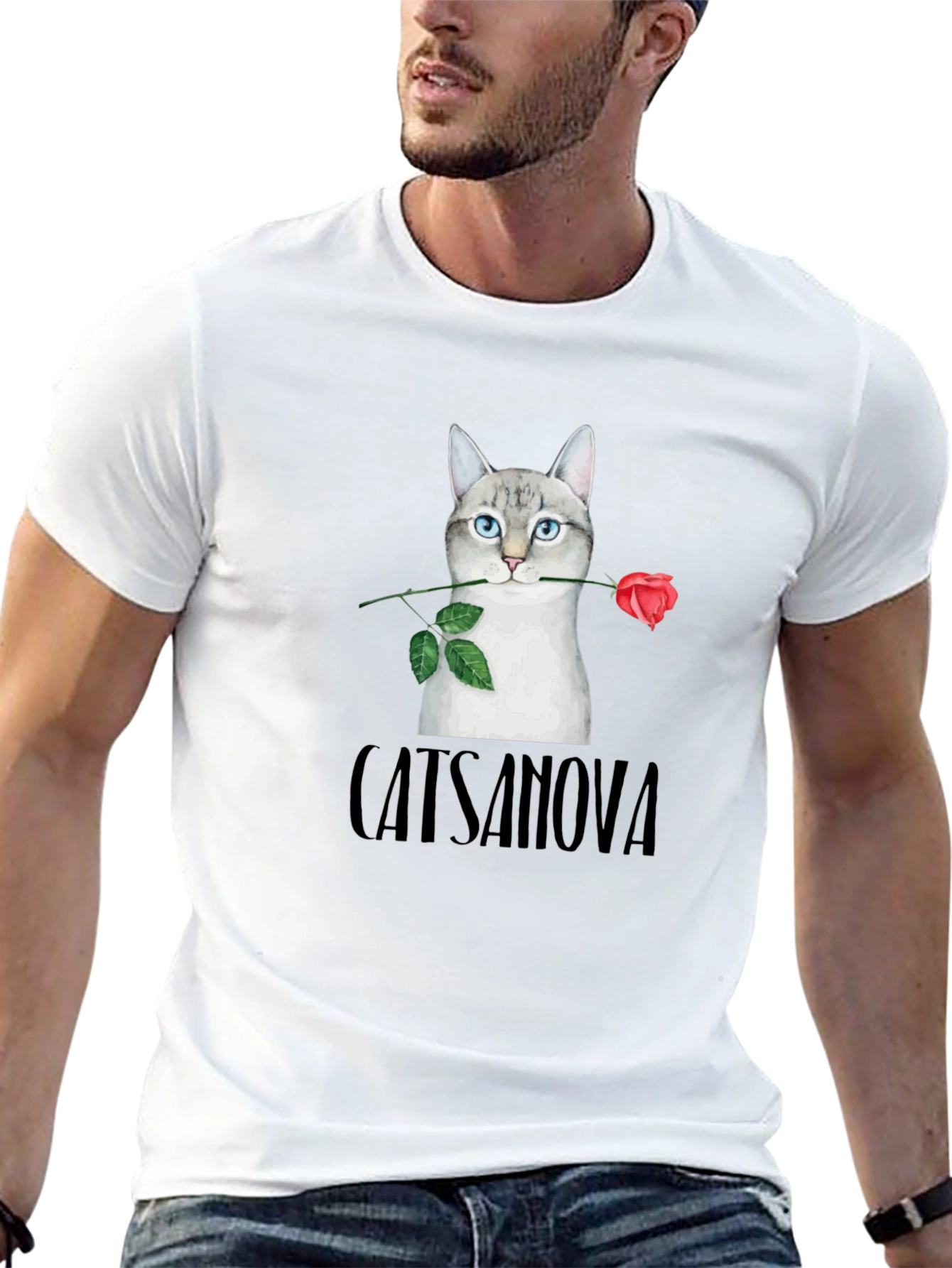 Catsanova T-Shirt - Unique Cat Design