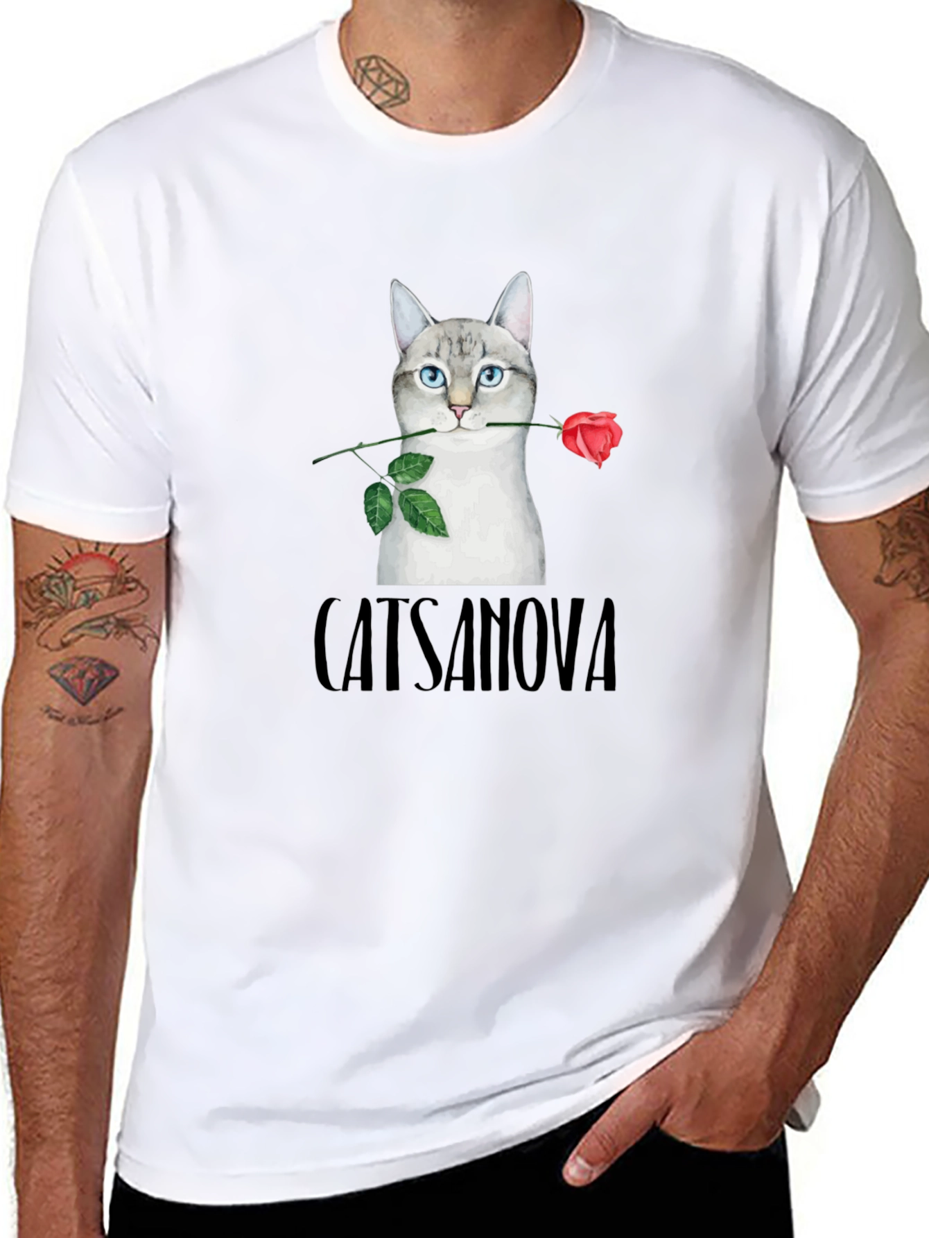 Catsanova T-Shirt - Unique Cat Design