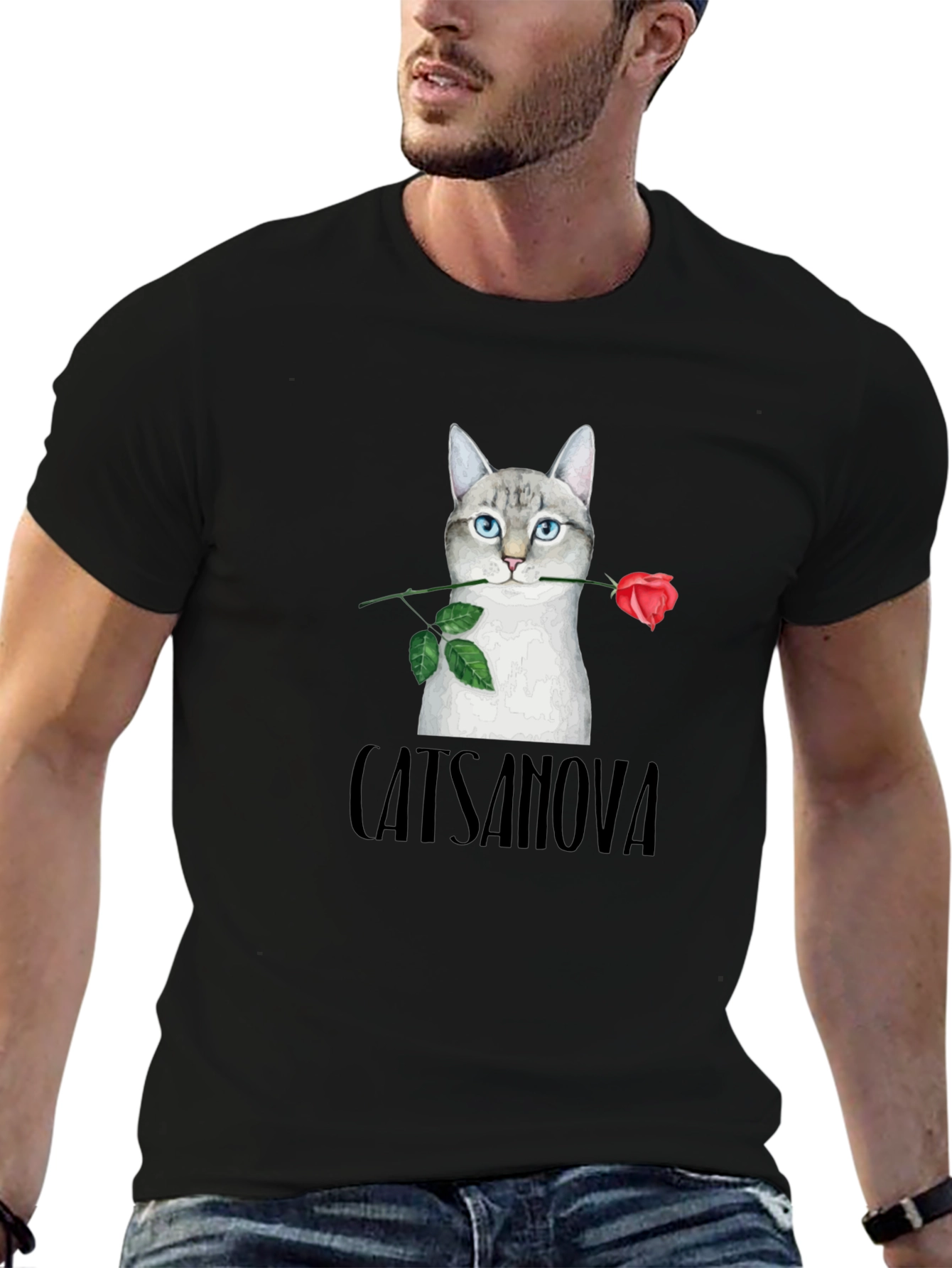Catsanova T-Shirt - Unique Cat Design