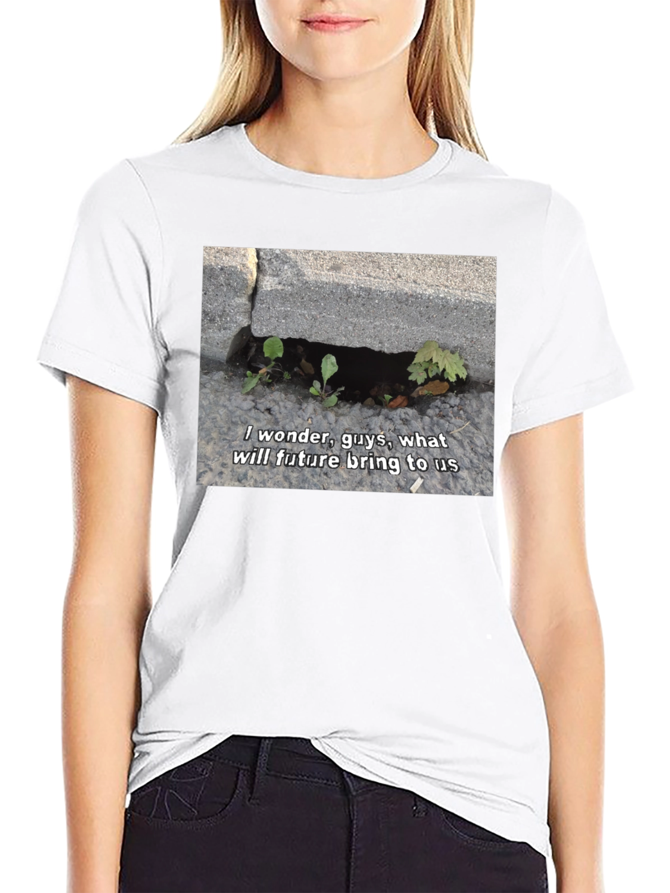 I Wonder Guys Graphic T-Shirt - Black