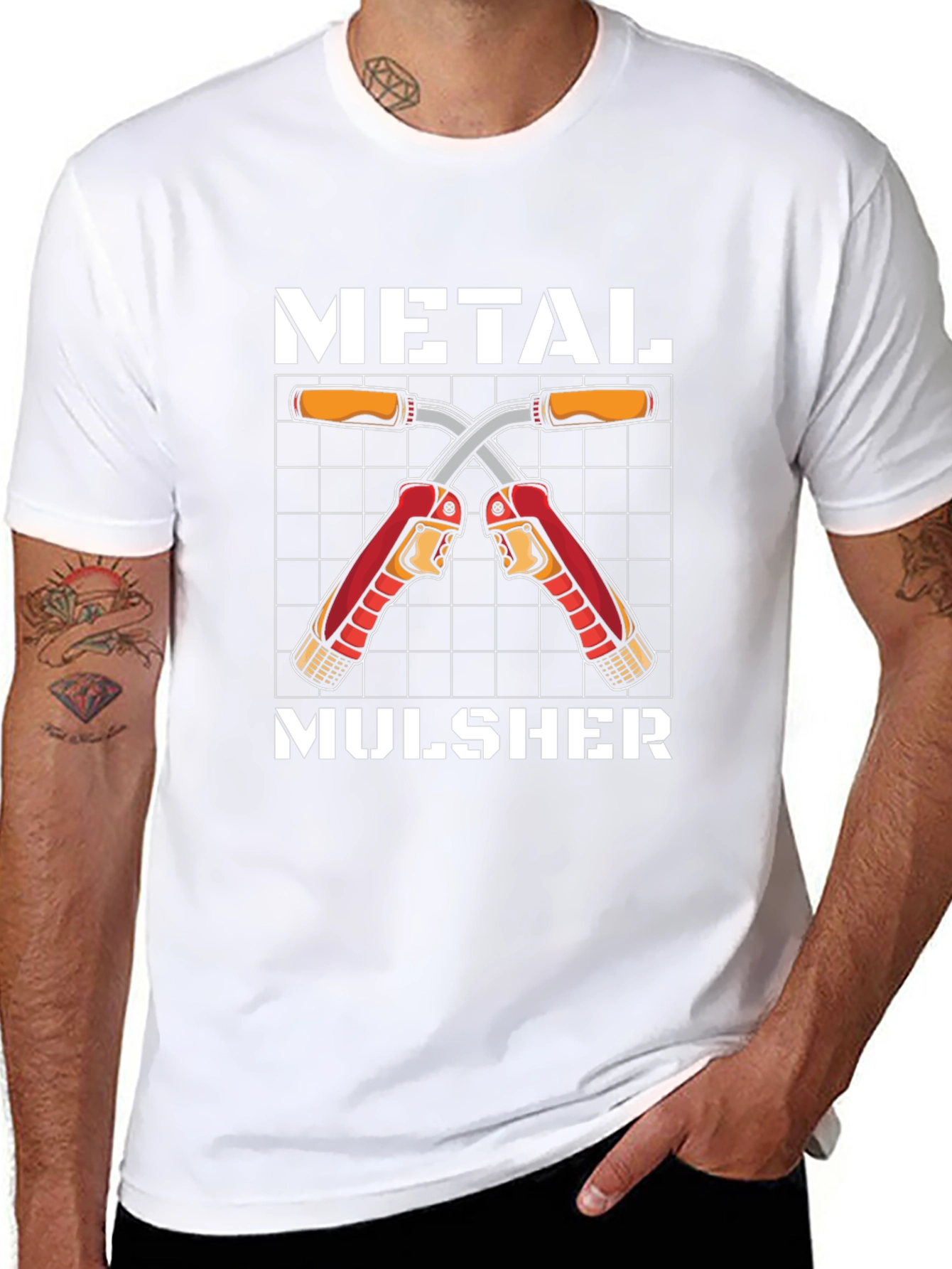 Metal Mulcher T-Shirt - Bold Graphic Tee