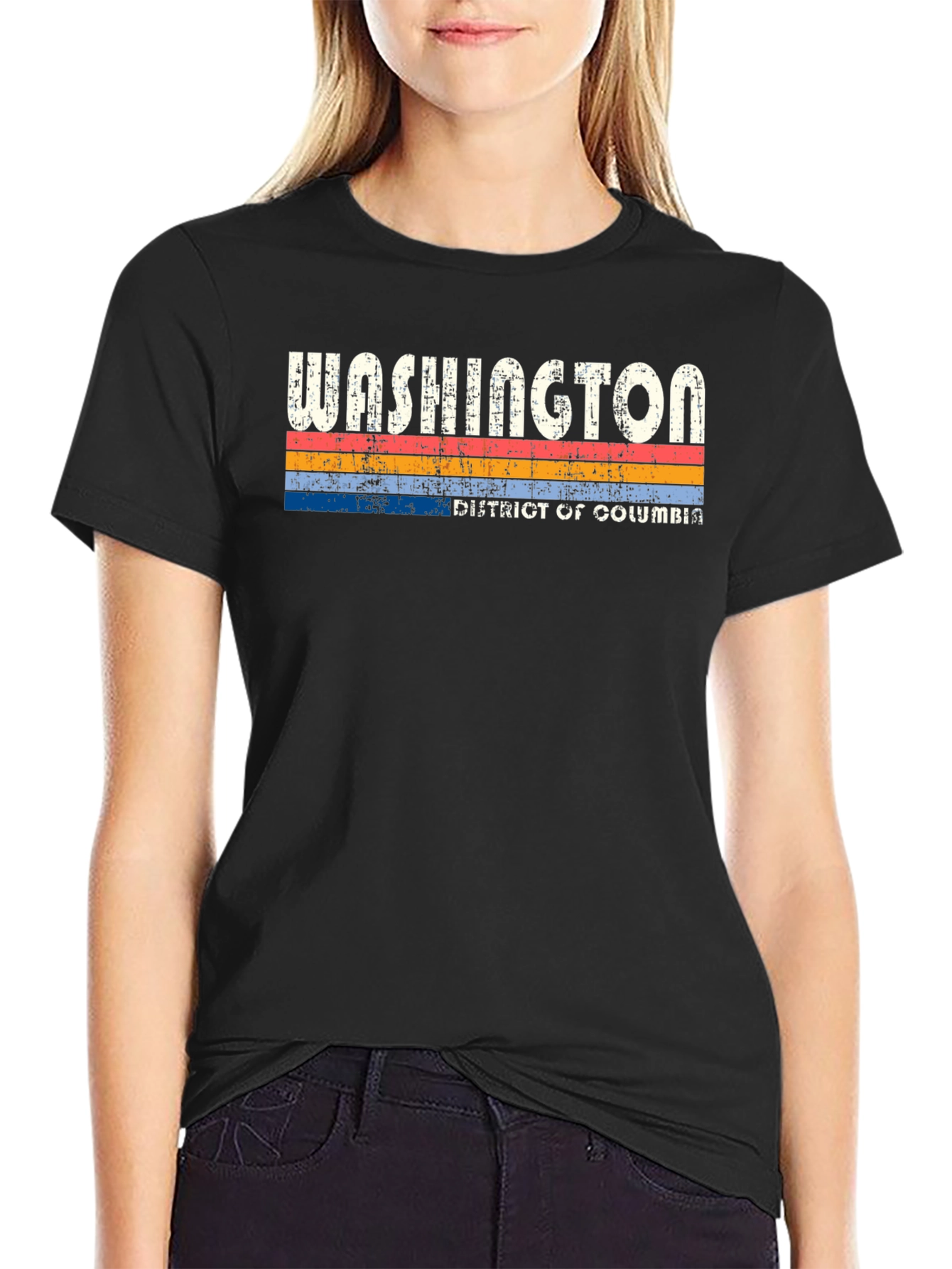 Retro Washington D.C. Graphic T-Shirt