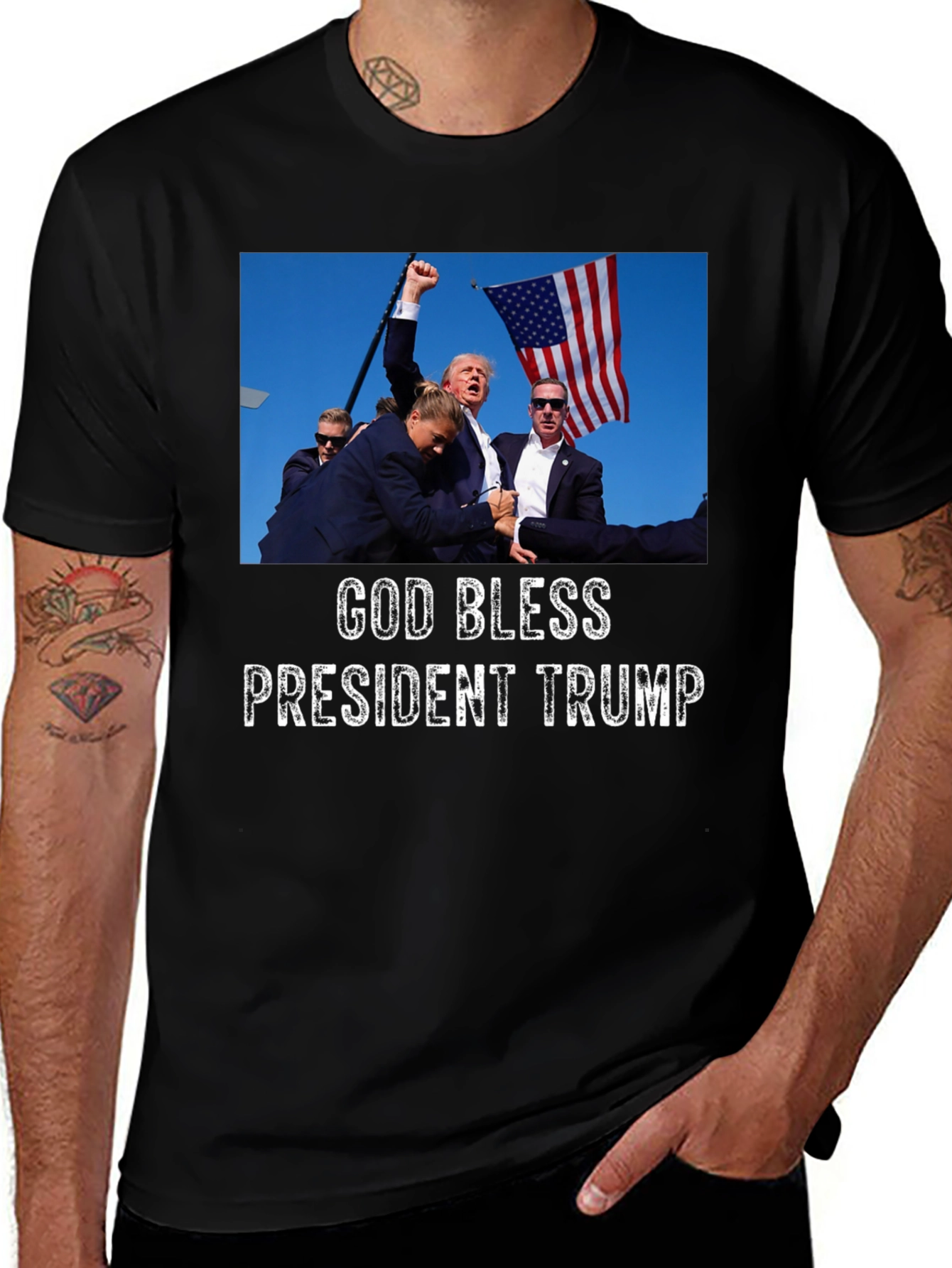 God Bless President Trump T-Shirt