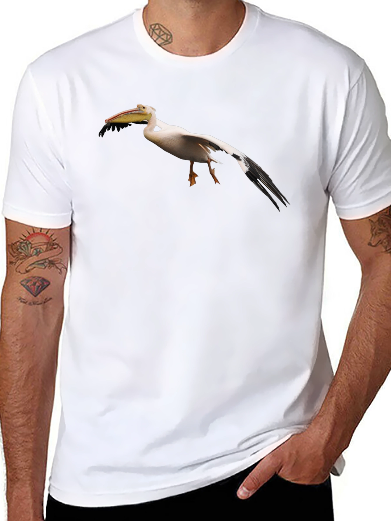 Pelican Graphic T-Shirt - Black Classic Fit
