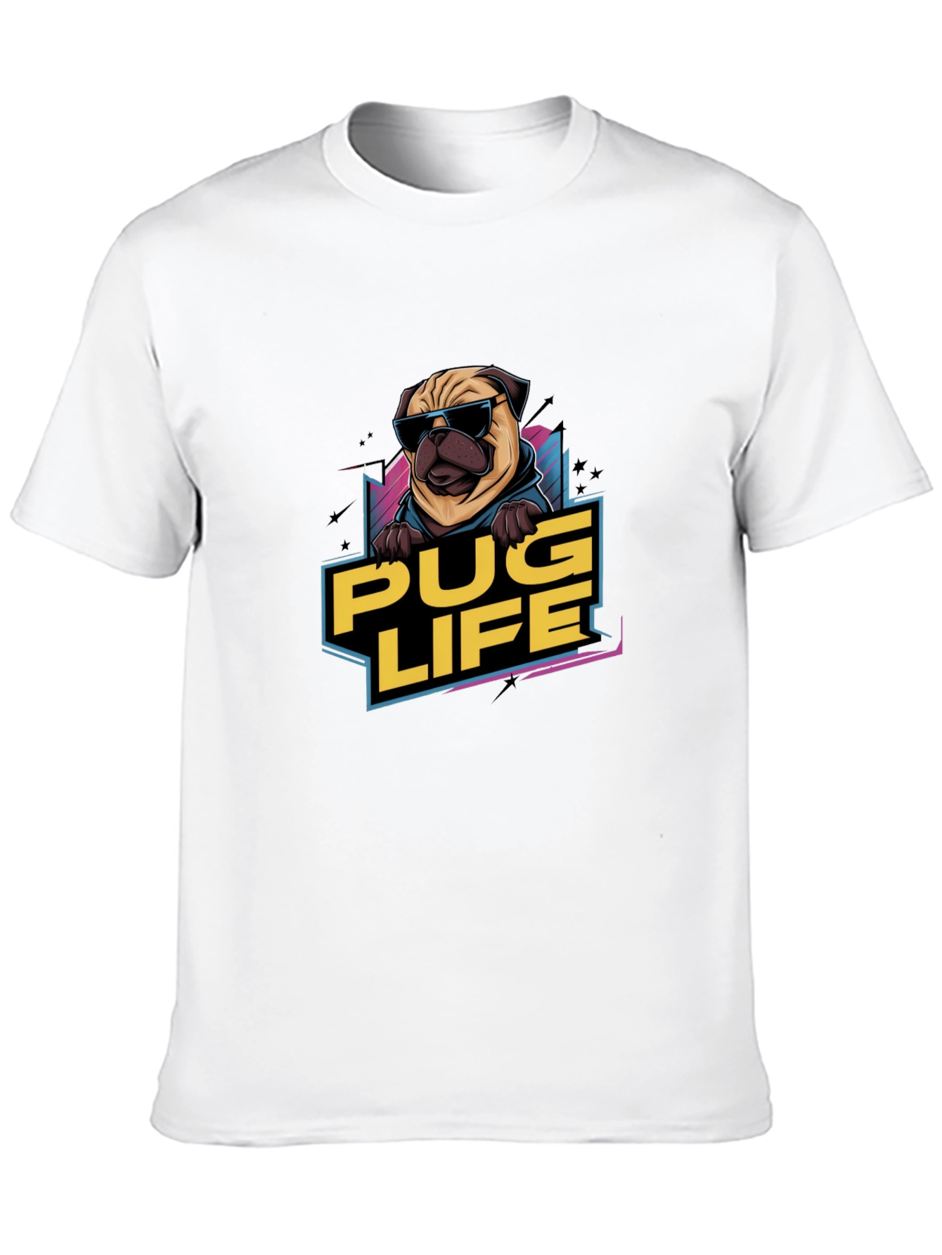 Pug Life T-Shirt - Cool Dog Graphic Tee