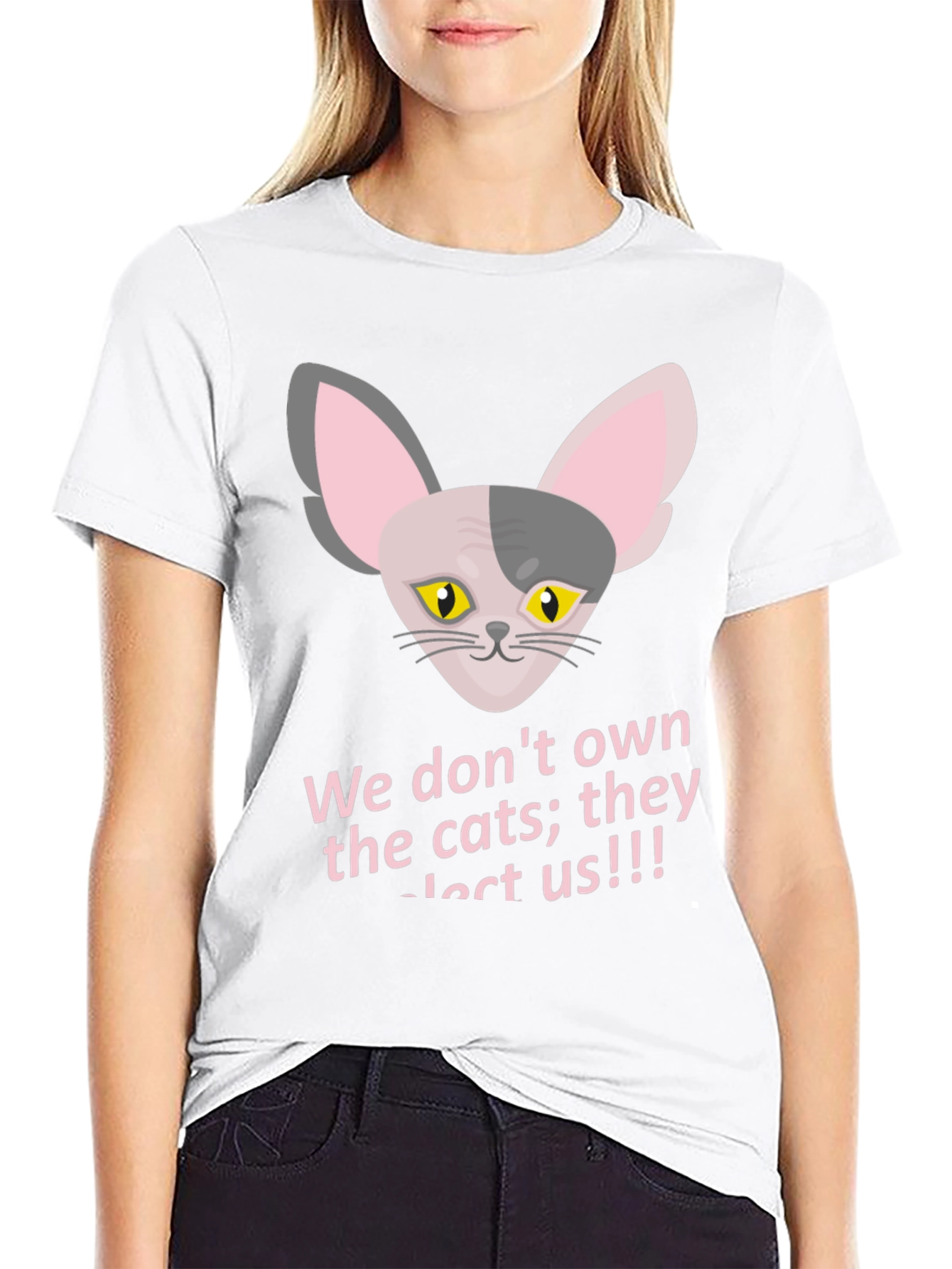 Funny Cat T-Shirt - They Elect Us!!!