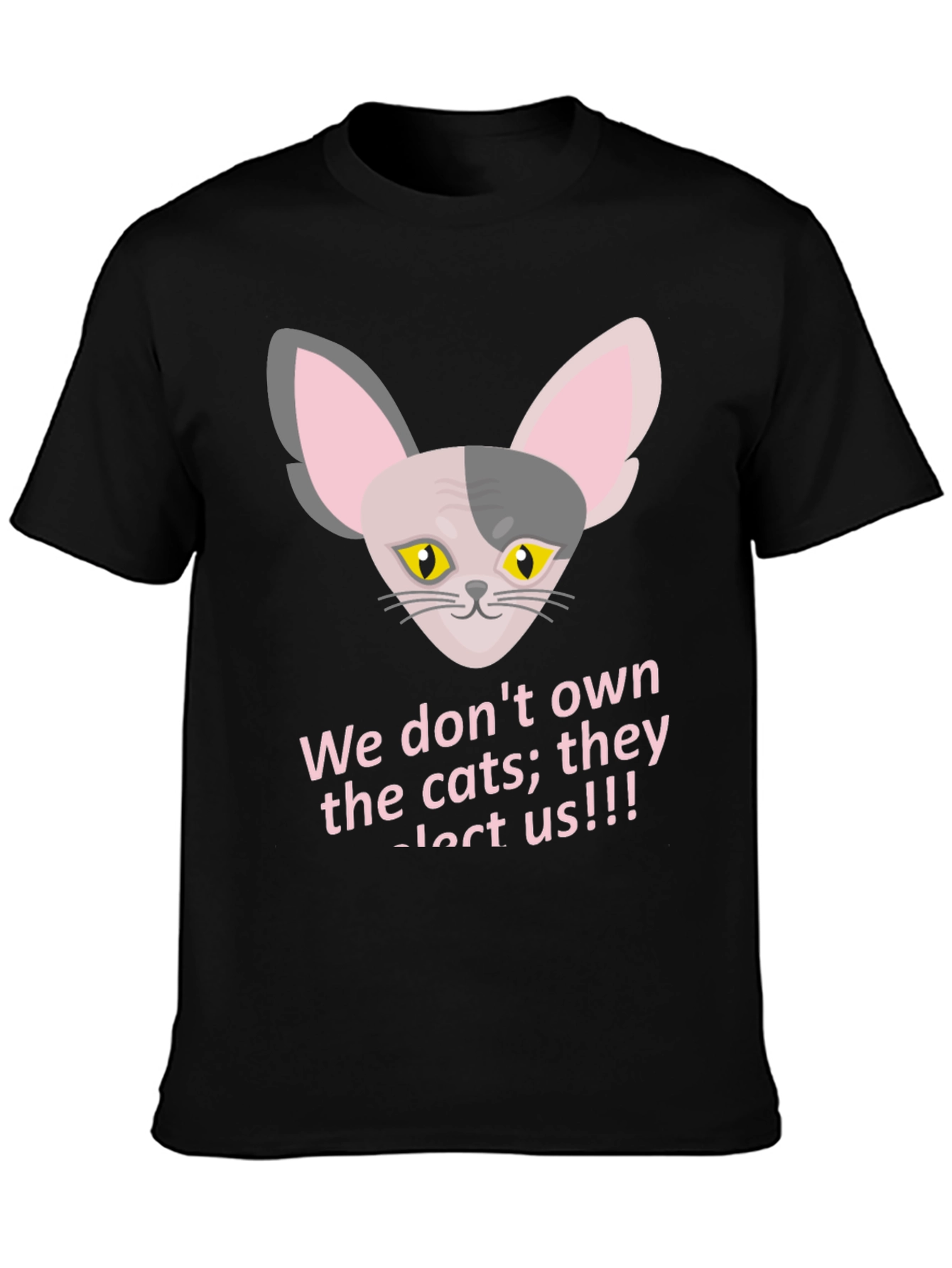Funny Cat T-Shirt - They Elect Us!!!