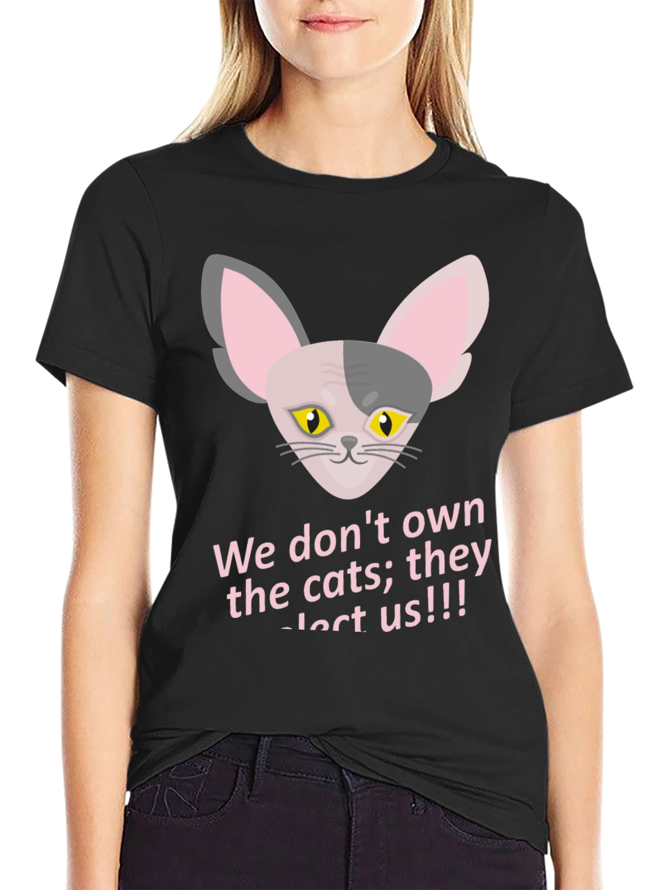 Funny Cat T-Shirt - They Elect Us!!!