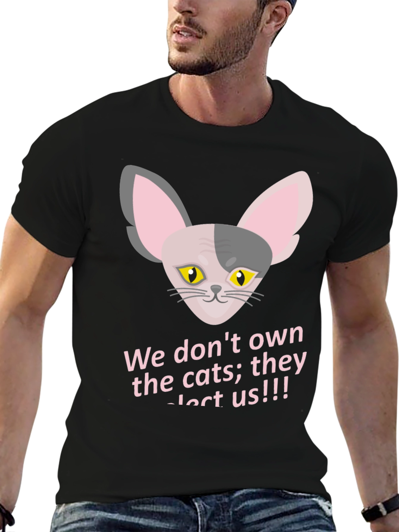 Funny Cat T-Shirt - They Elect Us!!!