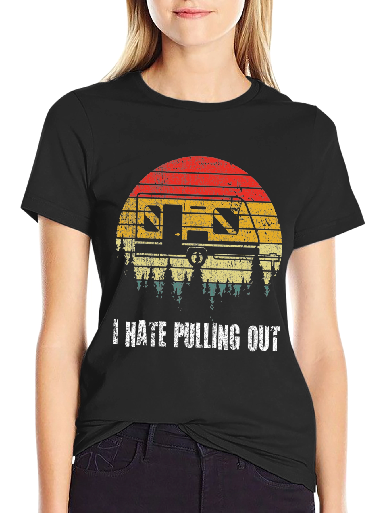 I Hate Pulling Out T-Shirt Camping RV